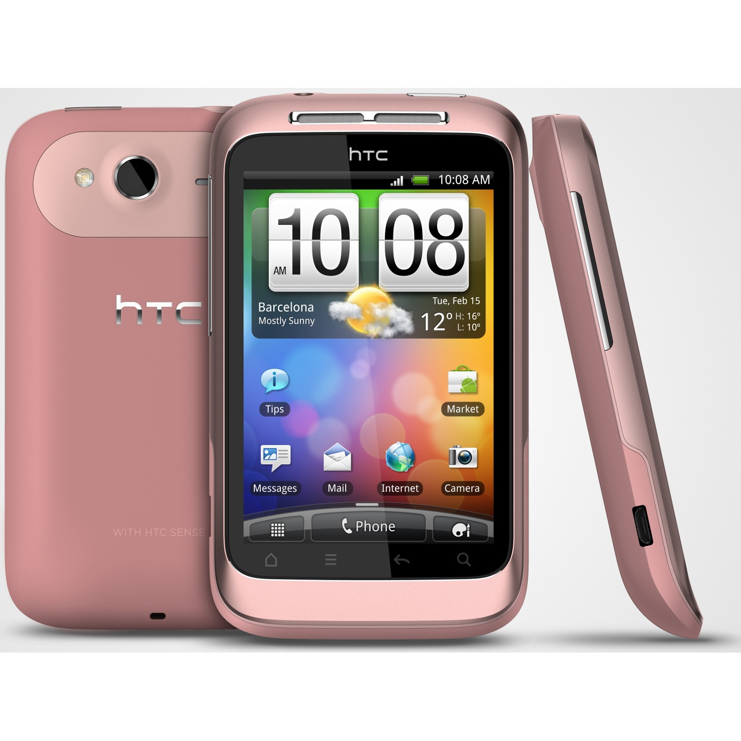 HTC Wildfire S růžov&aacute; (pink) - mobil
