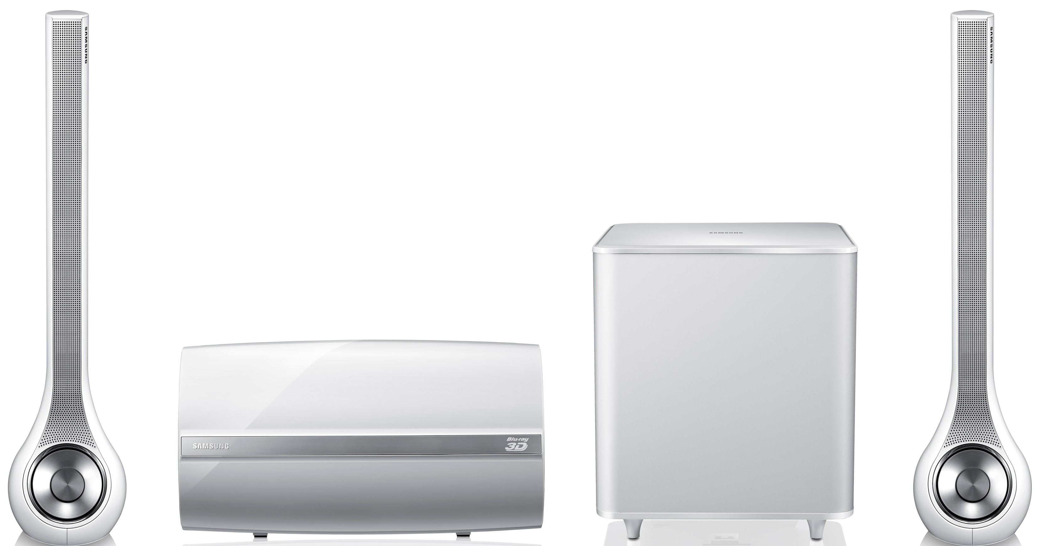 Samsung 2.1 Blu-ray kotiteatteri HT-ES6600 (valkoinen)