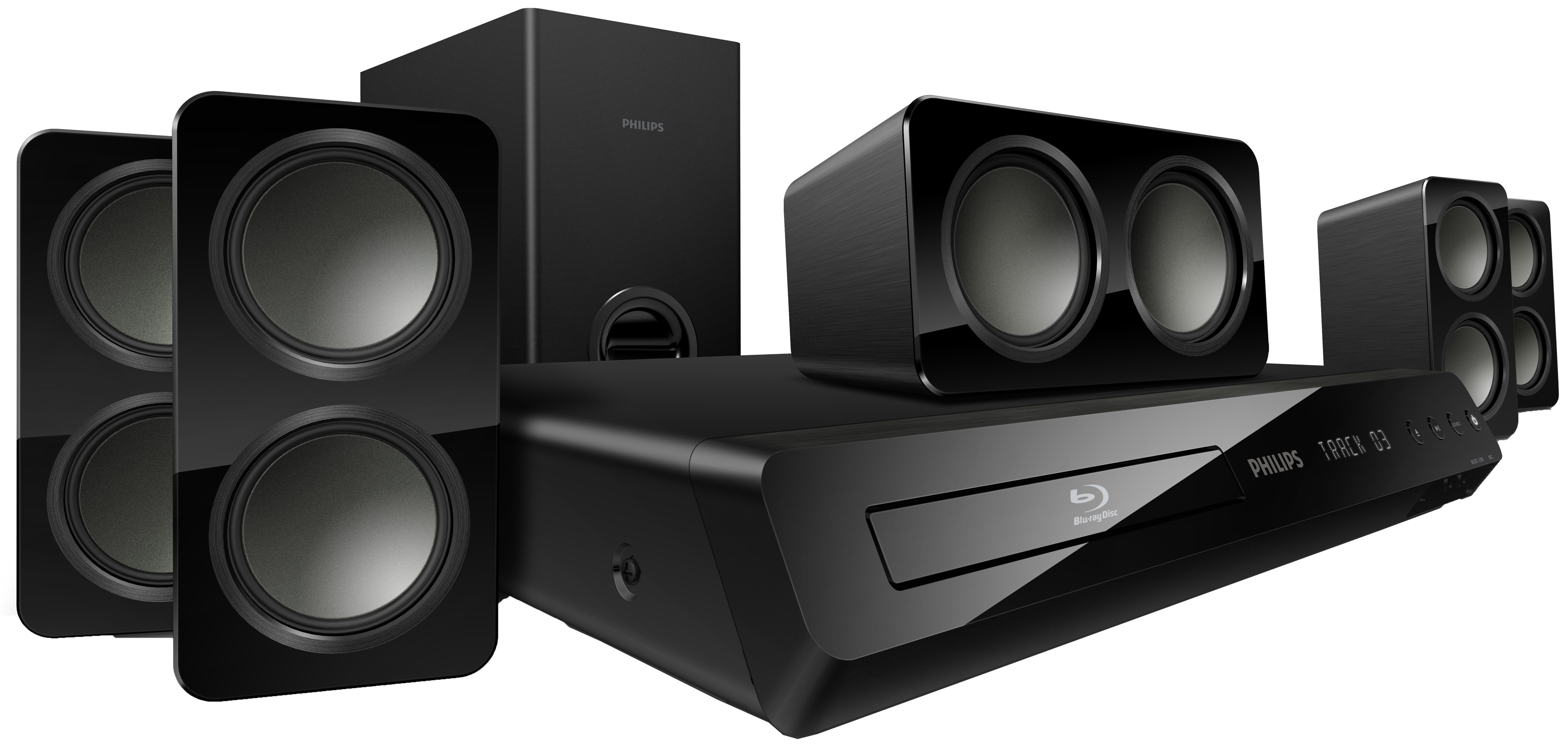 Philips 5.1 Blu-ray kotiteatteri HTS3541