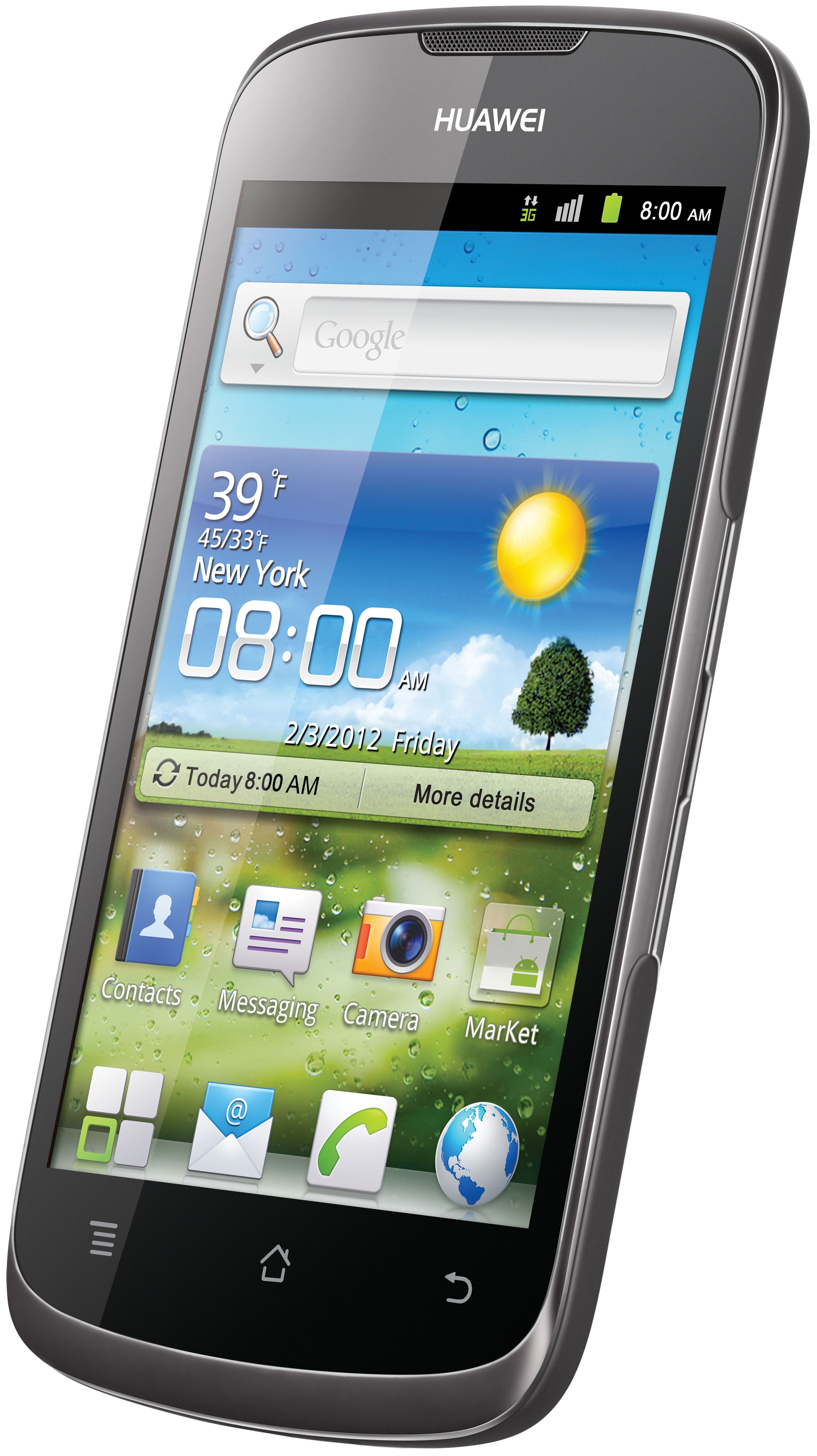 Huawei Ascend G300 älypuhelin (musta)