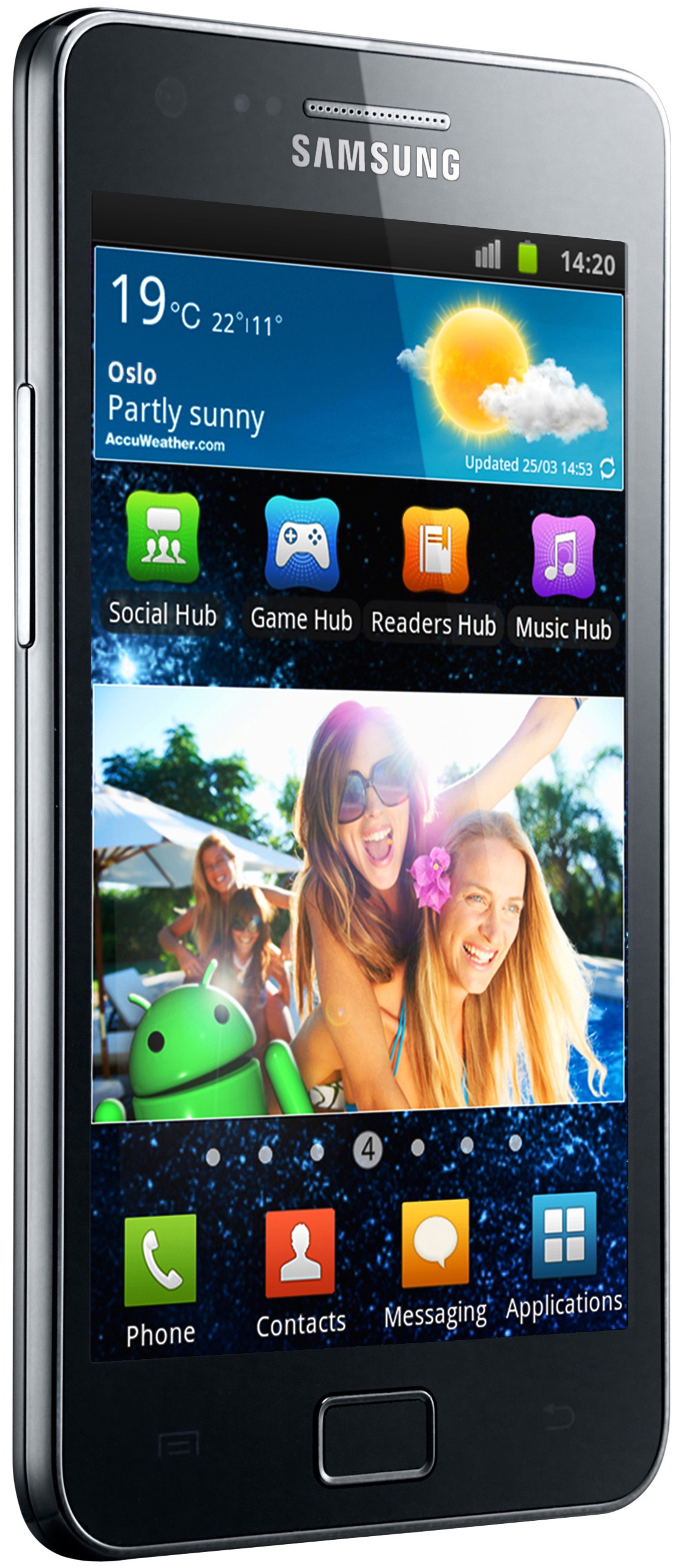 Samsung Galaxy S II i9100 (sort) Telenor
