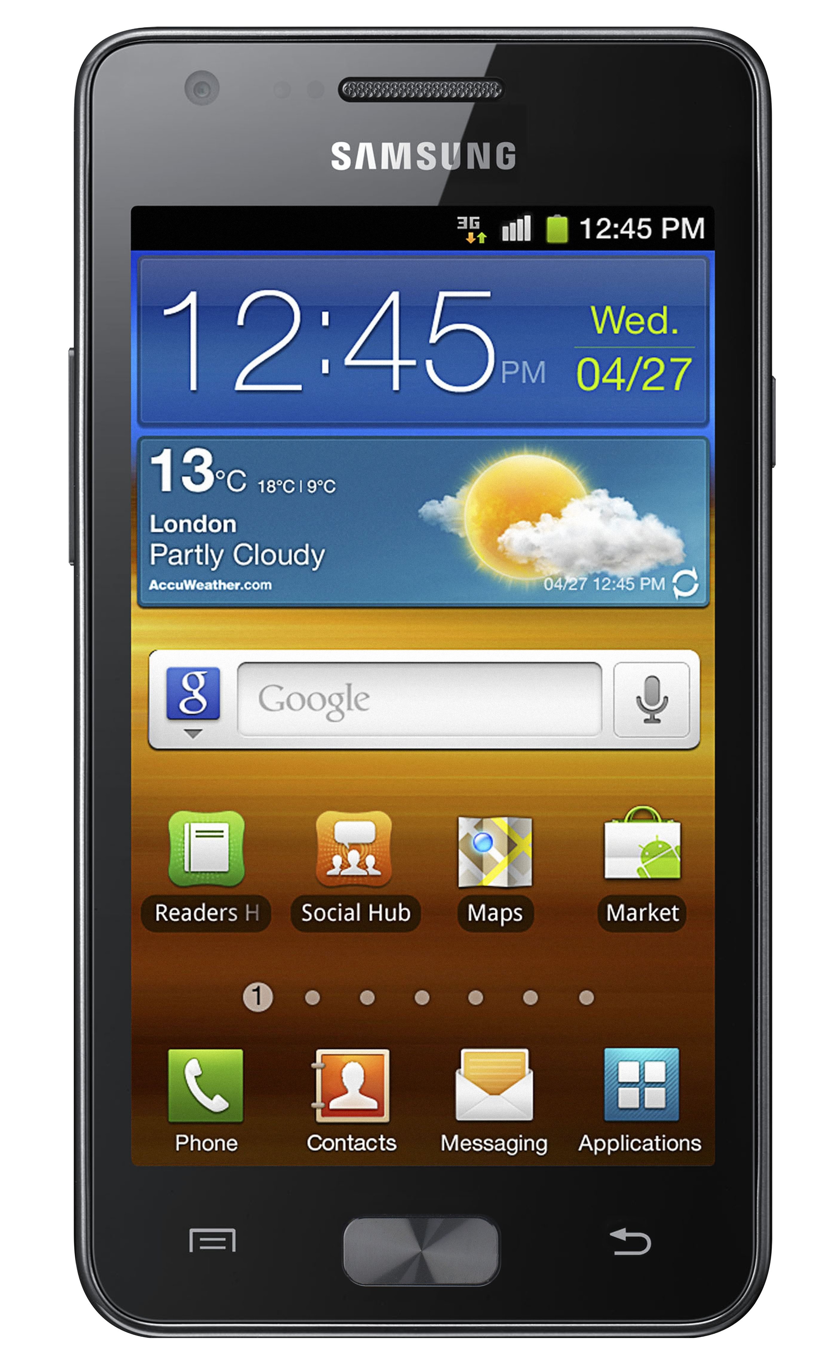 Samsung Galaxy R I9103 Smartphone (gr&aring;)