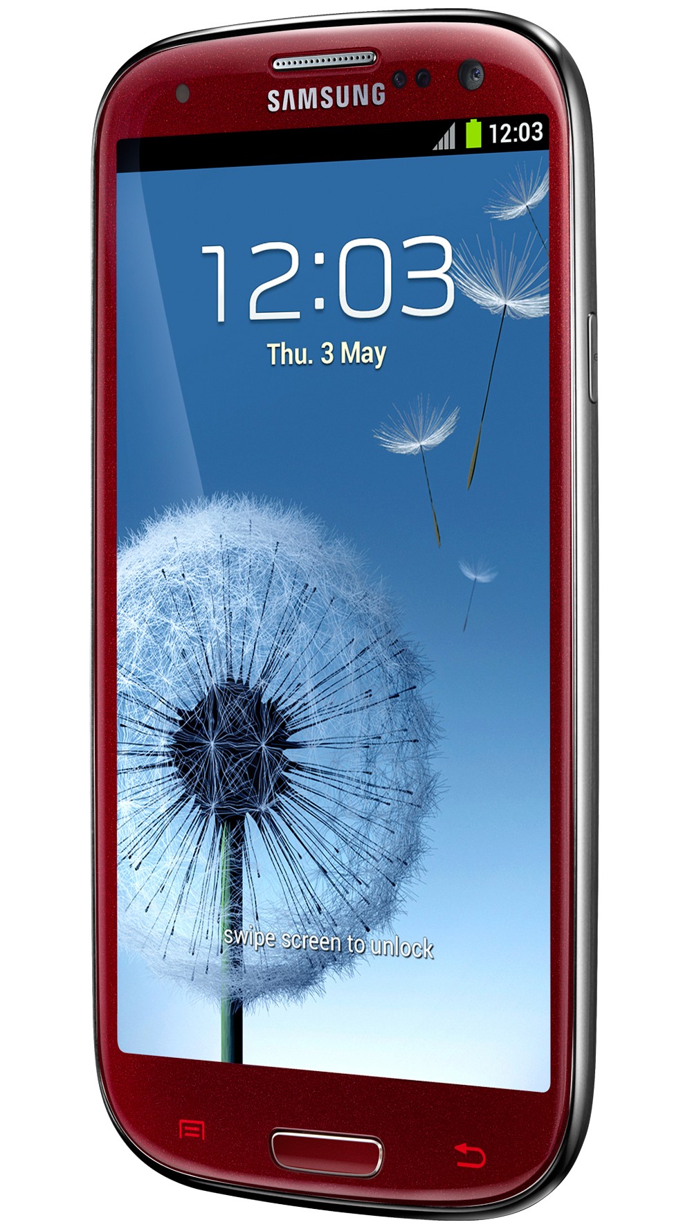 Samsung Galaxy S3 I9300 smarttelefon (rød)