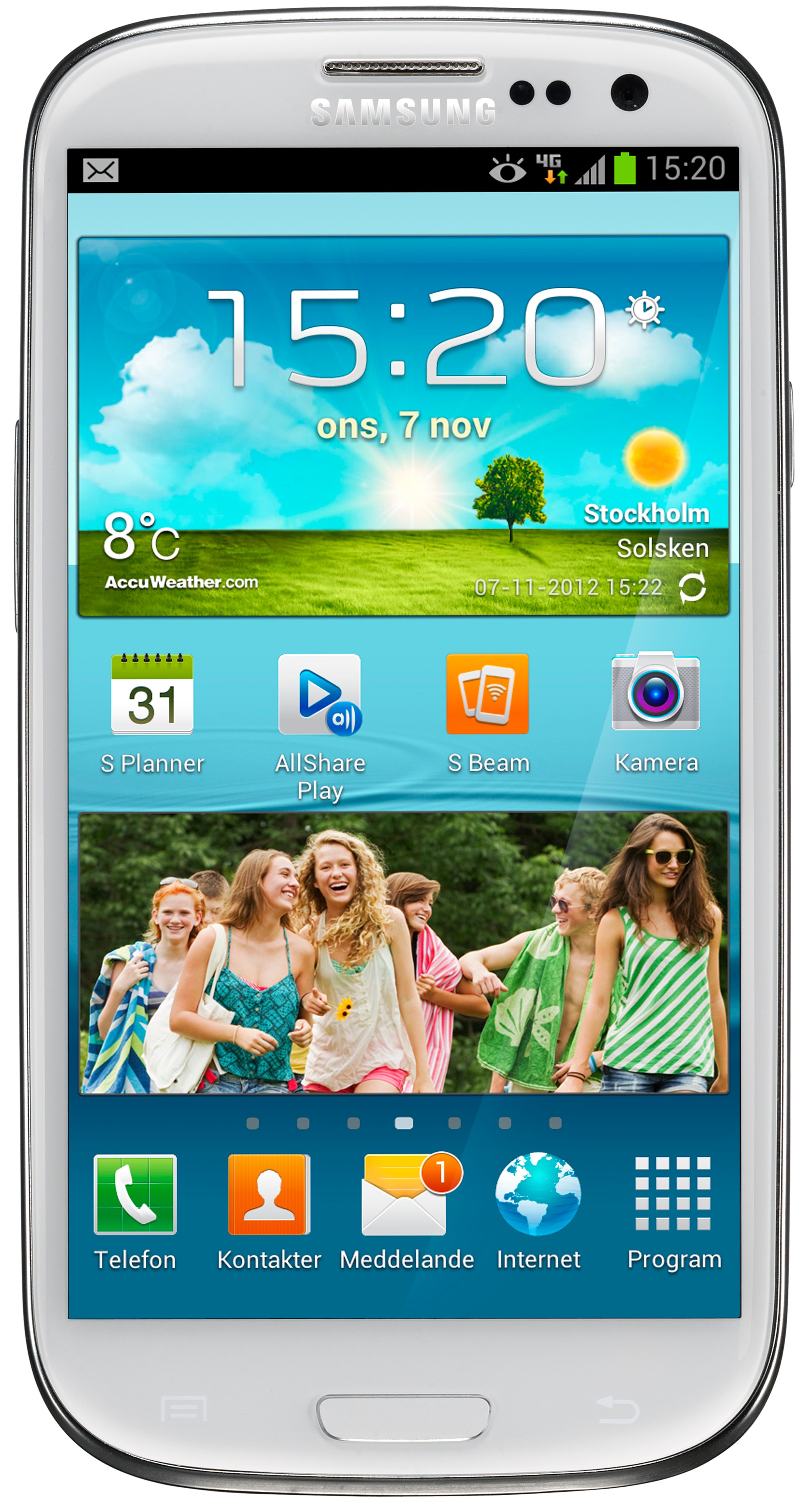 Samsung Galaxy S3 4G Smartphone (vit) Tele2