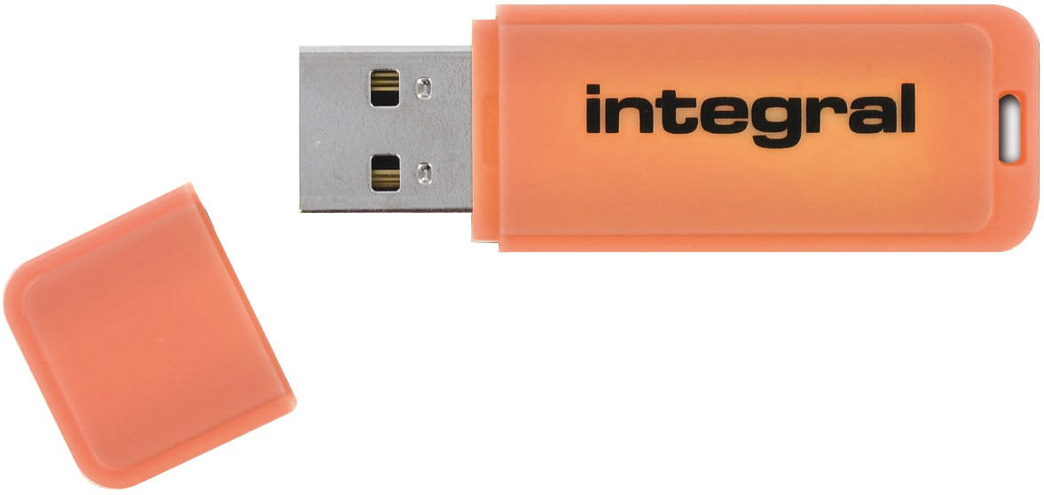Integral 8 GB USB-minne (Neon-oransje)