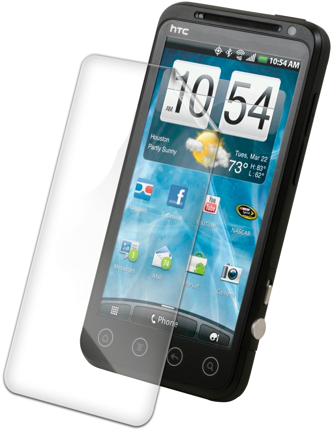 Invisible Shield HTC Evo 3D skjermbeskytter