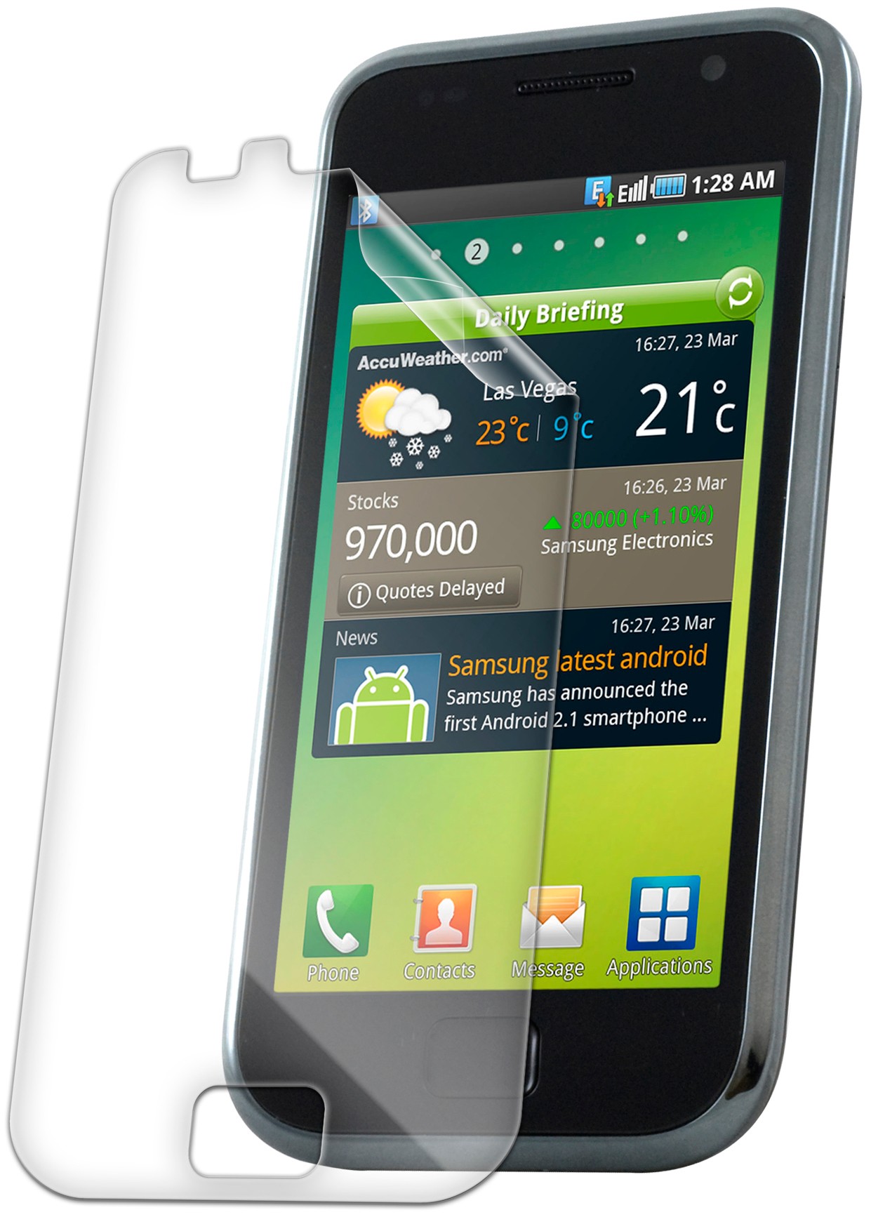Invisible Shield - Samsung i9000 Galaxy Sk&auml;rmskydd
