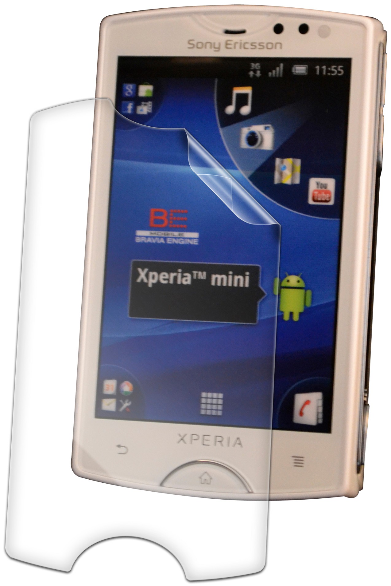 Invisible Shield - Sony Ericsson Xperia mini Sk&auml;rm