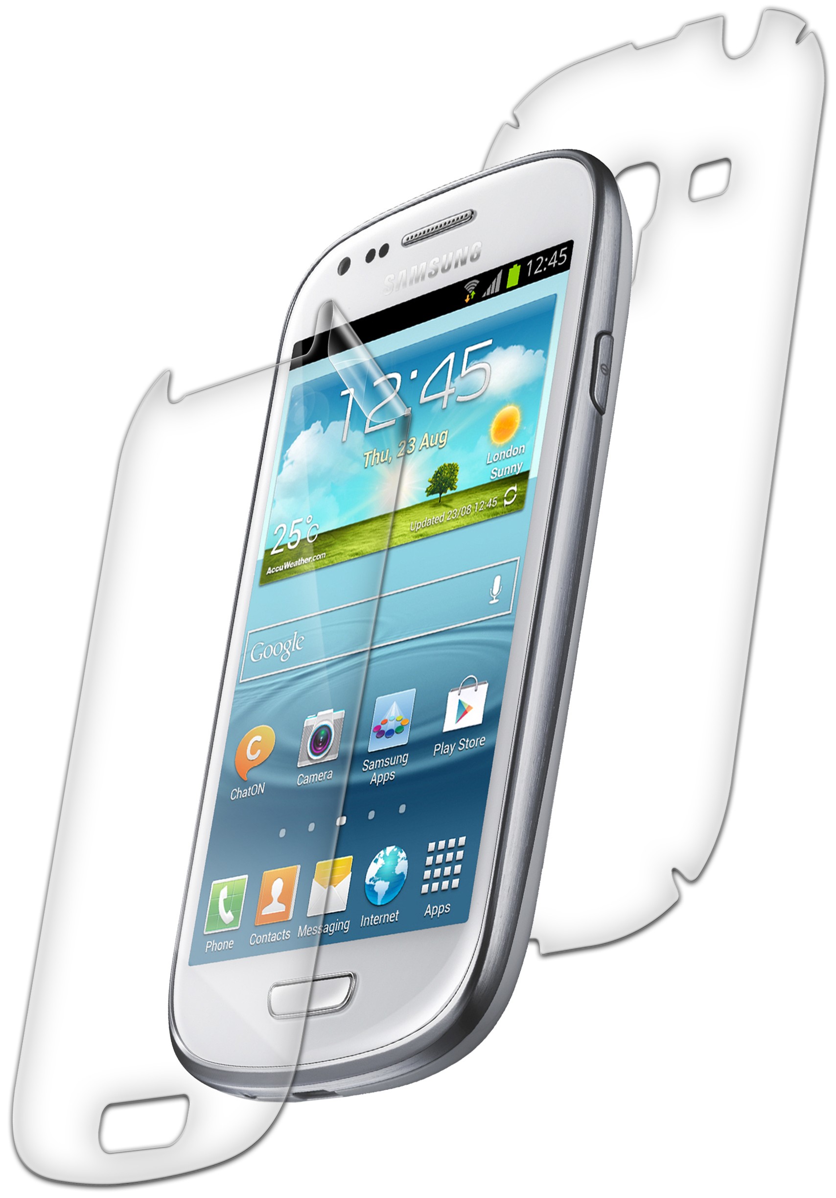 Invisible Shield:beskyttelse for Samsung Galaxy S3 mini