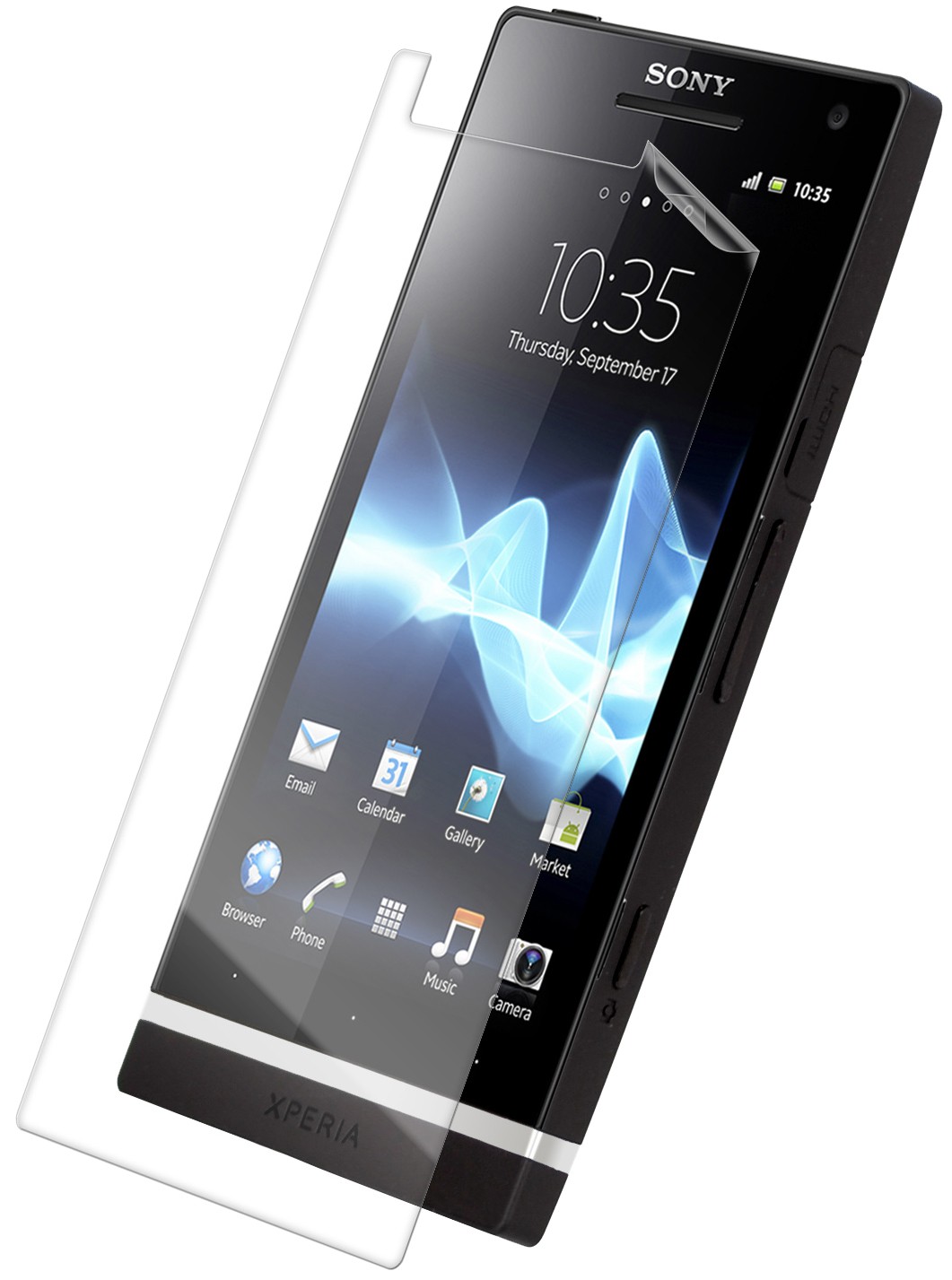 Invisible Shield Sony Xperia S skjermbeskytter
