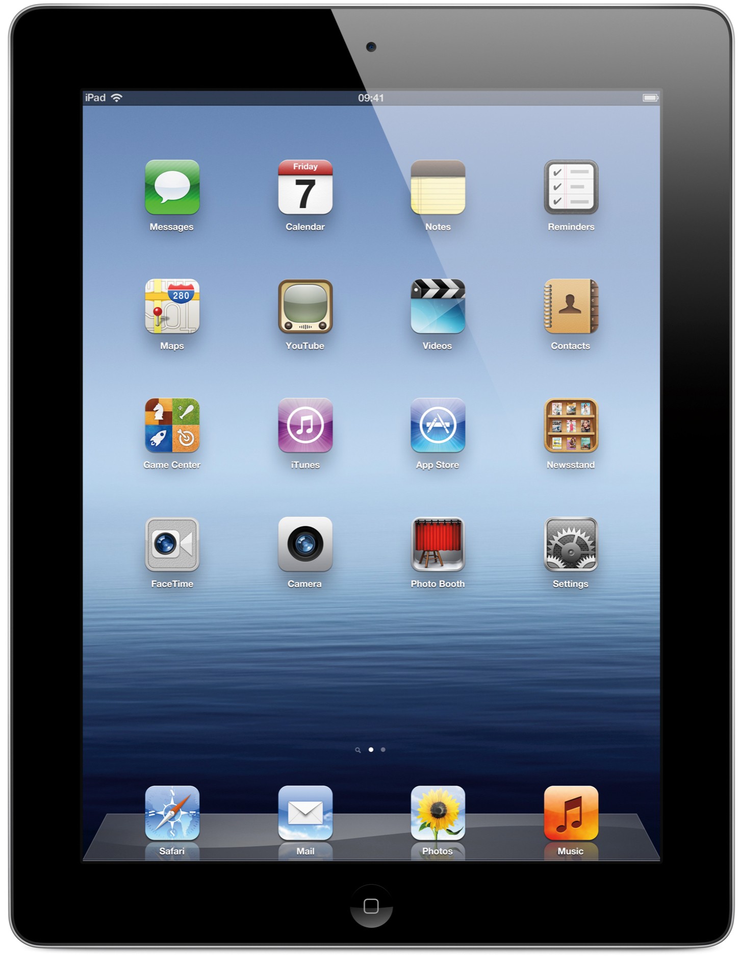 Uusi iPad 16 GB Wi-Fi  (musta)