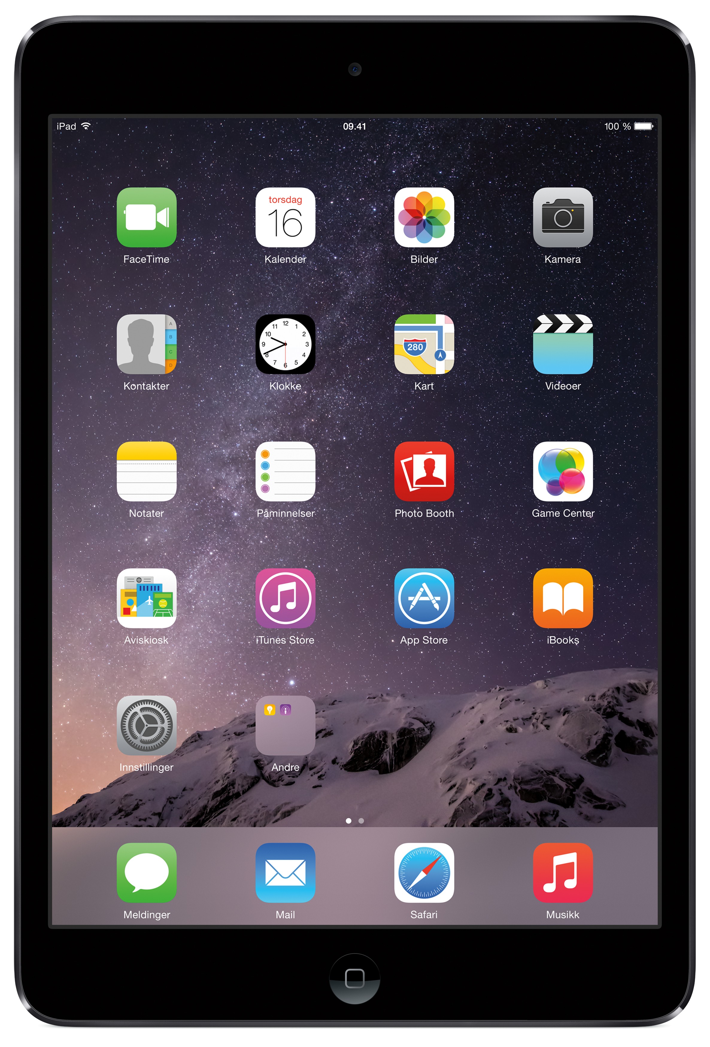 iPad mini 7.9" 32 GB Wi-Fi (svart)