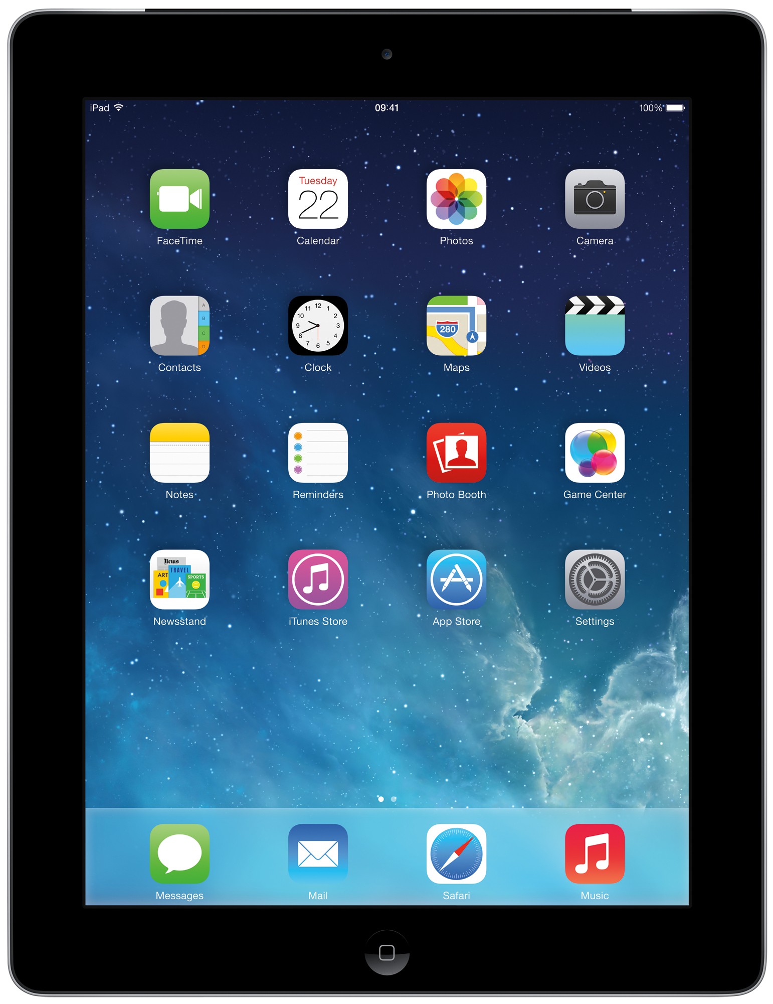 iPad med Retina Skærm 128 GB Wi-Fi + Cellular (sort)