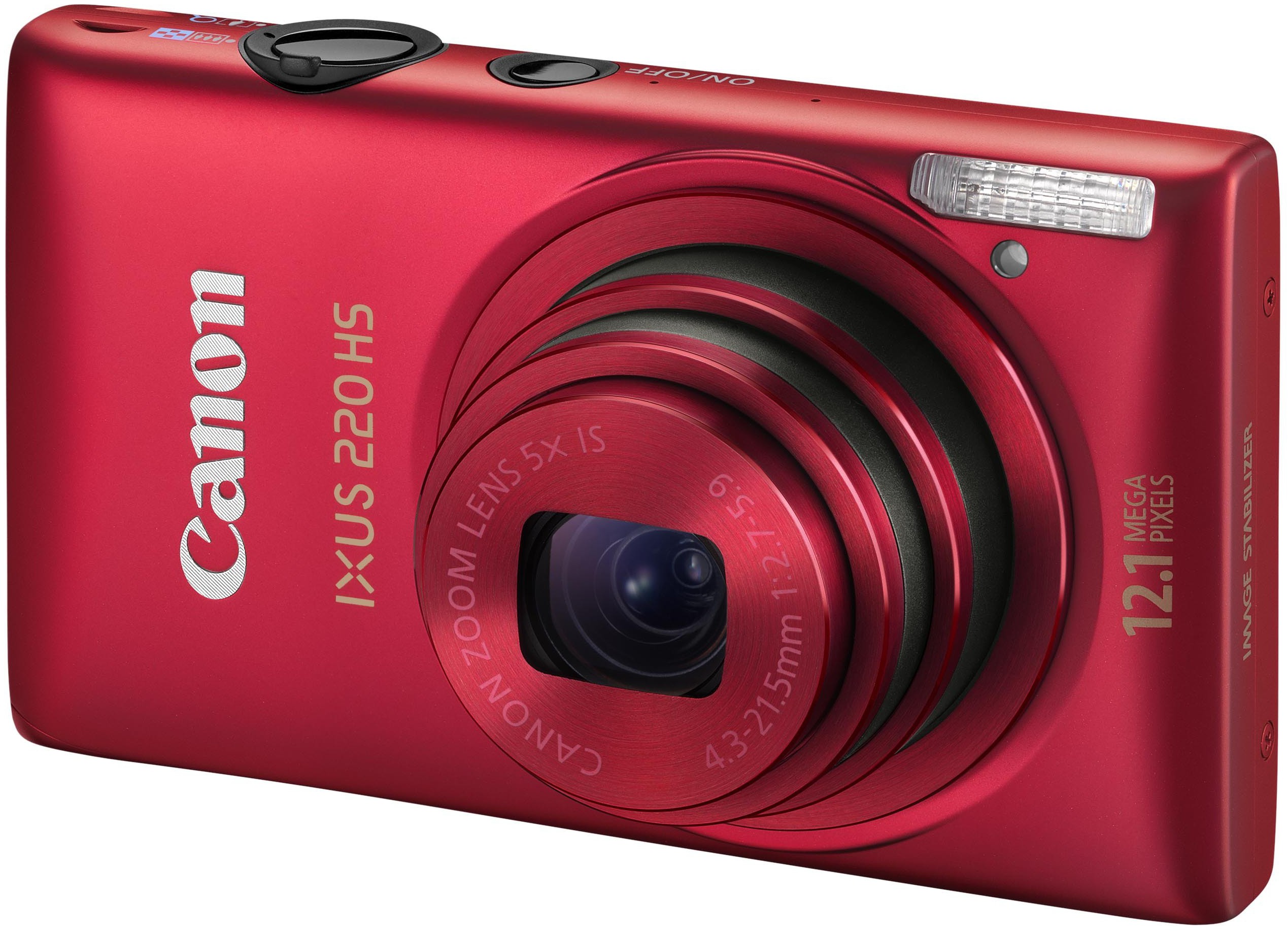 Canon IXUS 220 HS Kompaktkamera (r&ouml;d)