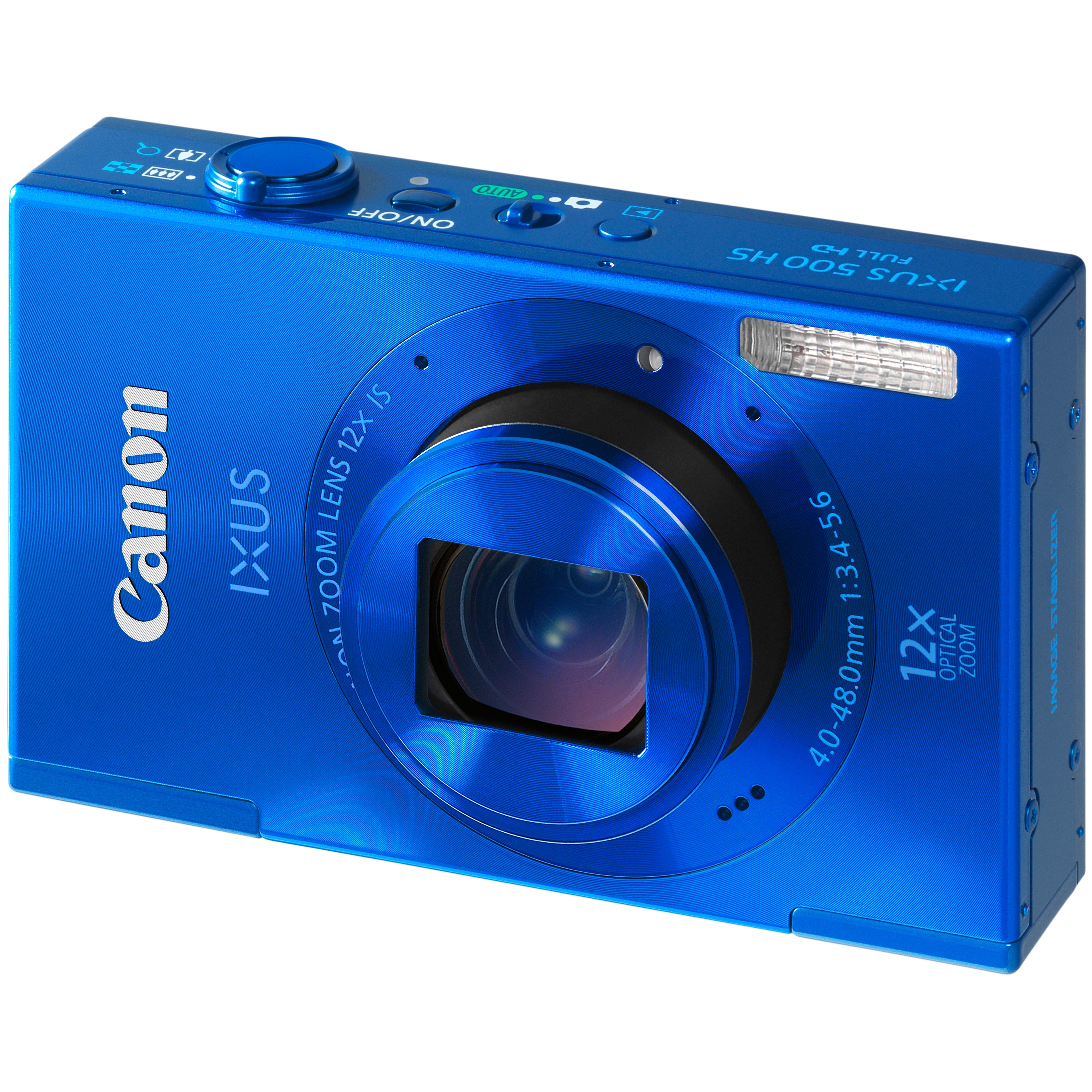 Canon IXUS 500 HS kompaktkamera (blåt)