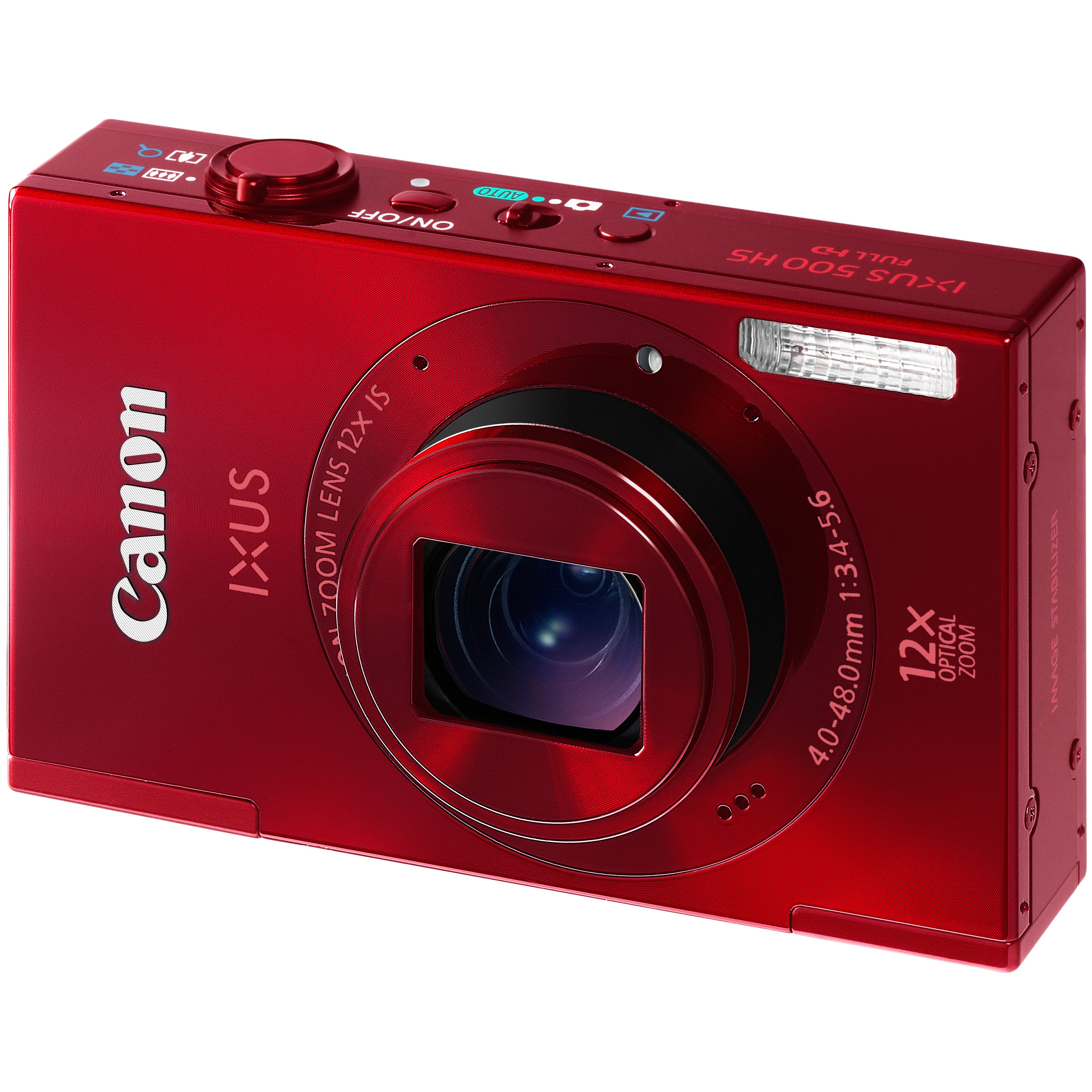 Canon IXUS 500 HS kompaktkamera (rød)