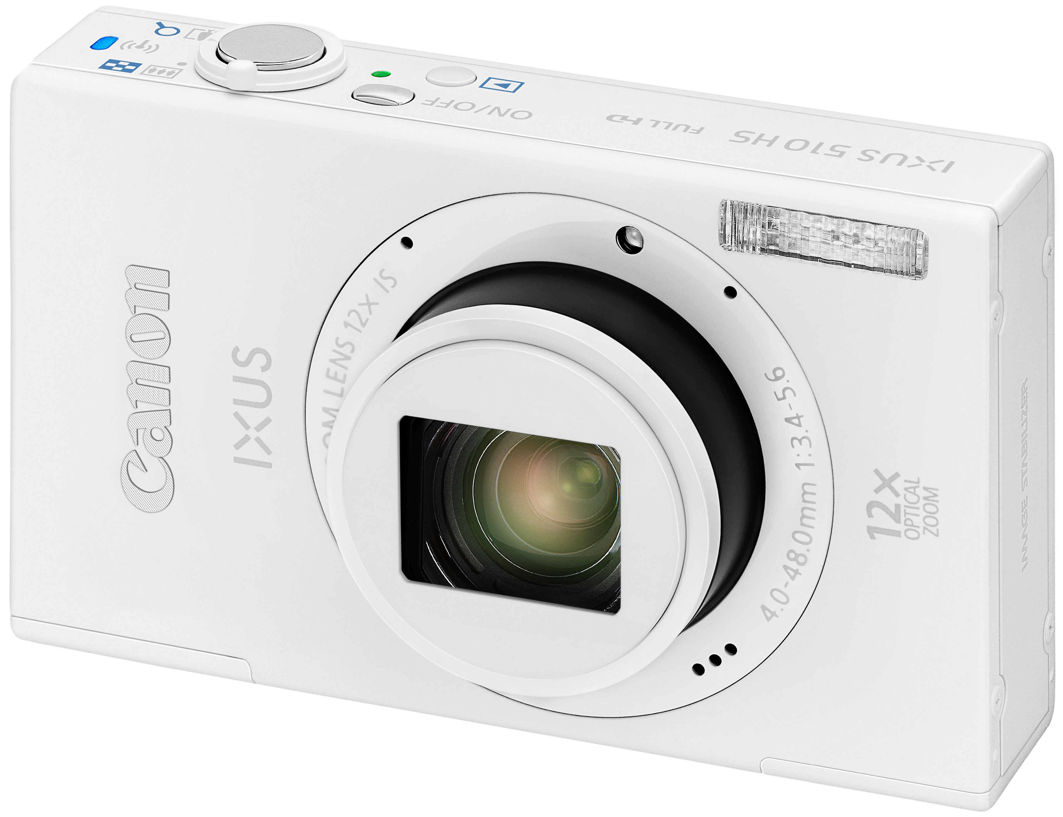 Canon IXUS 510 HS kompaktkamera (hvit)