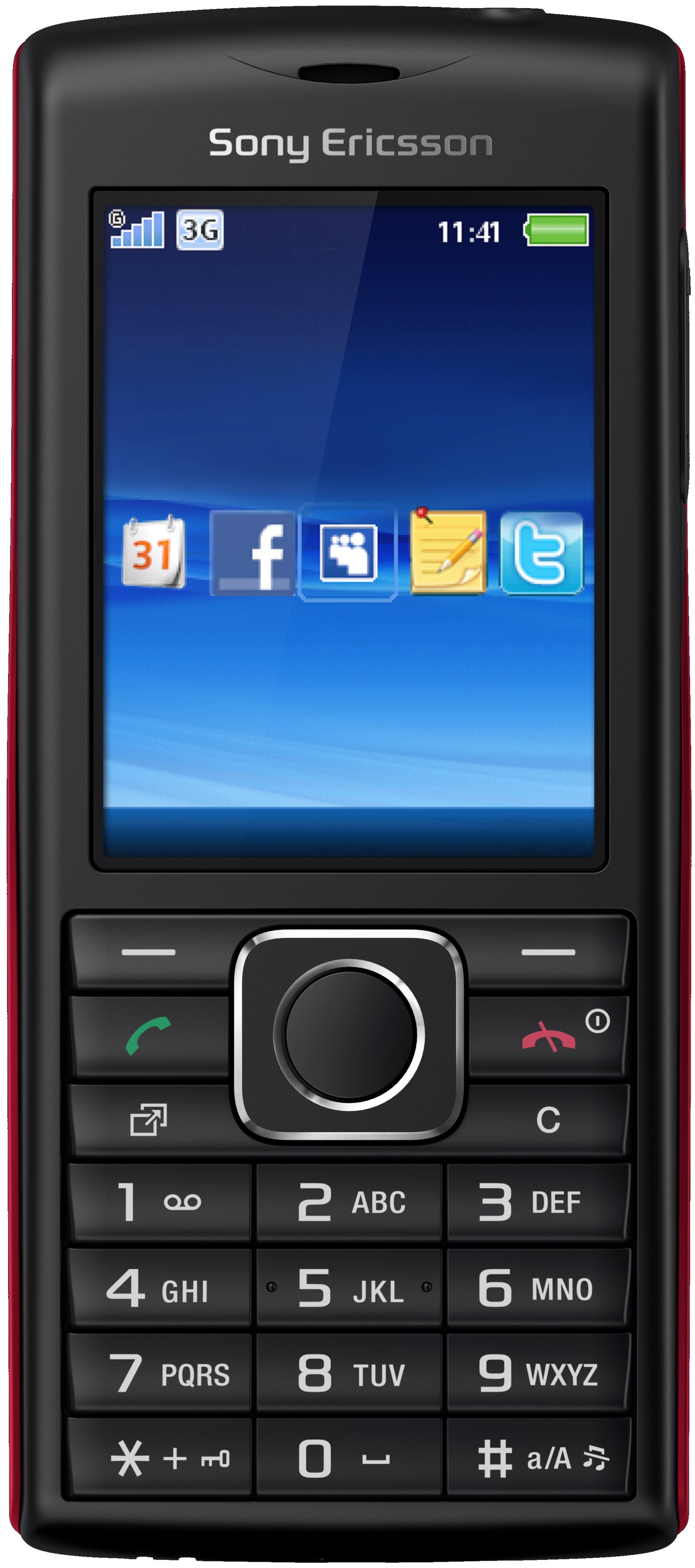 Sony Ericsson Cedar Black-Red