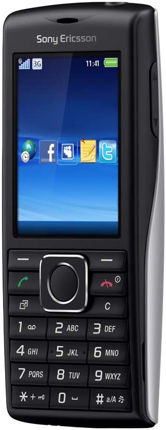 Sony Ericsson Cedar Black-Silver