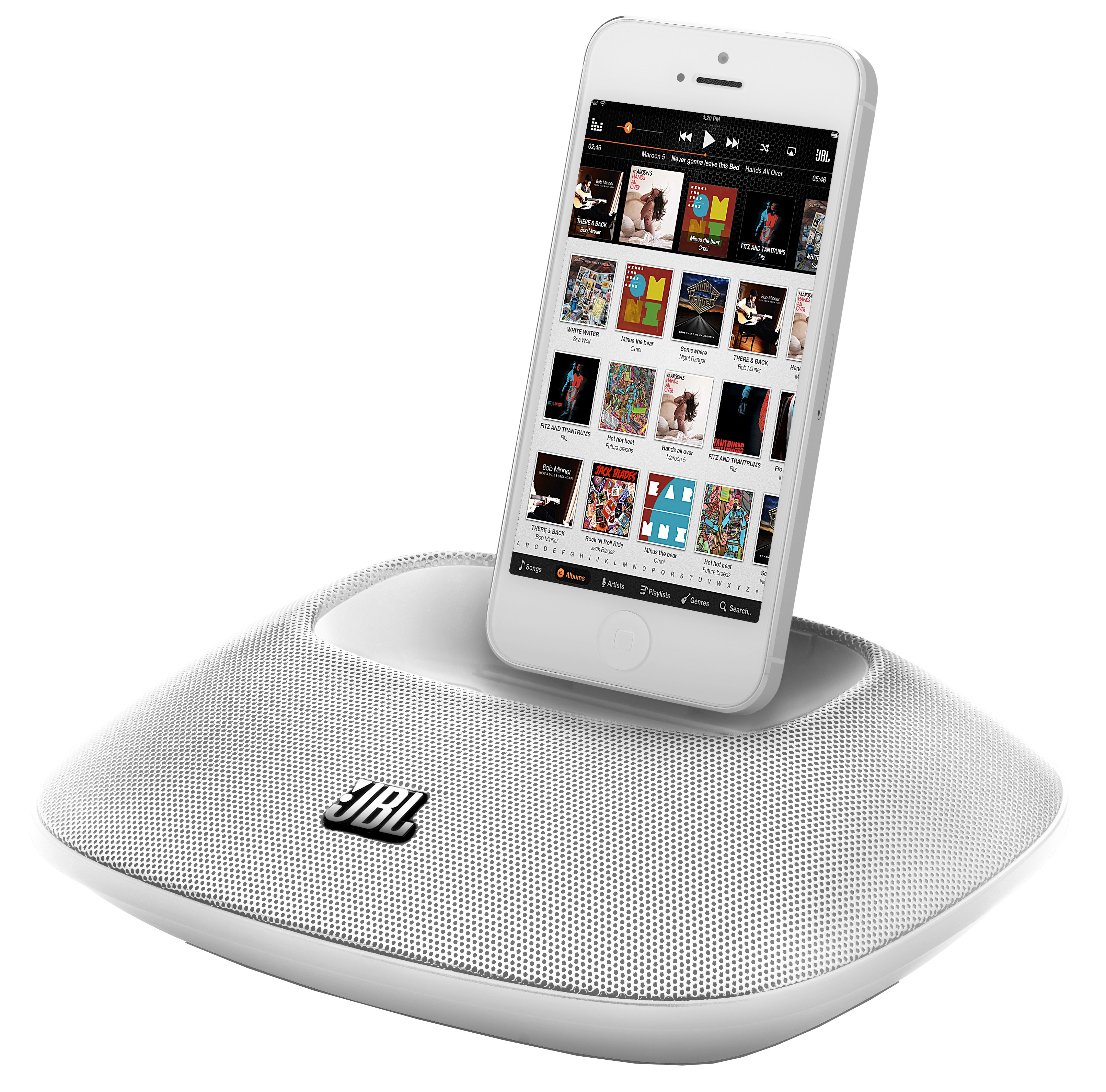 JBL OnBeat Micro dockingstasjon (hvit)