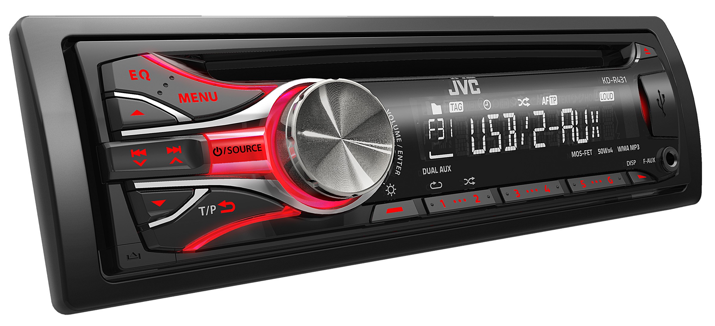 JVC bilstereo 1-DIN KD-R431E