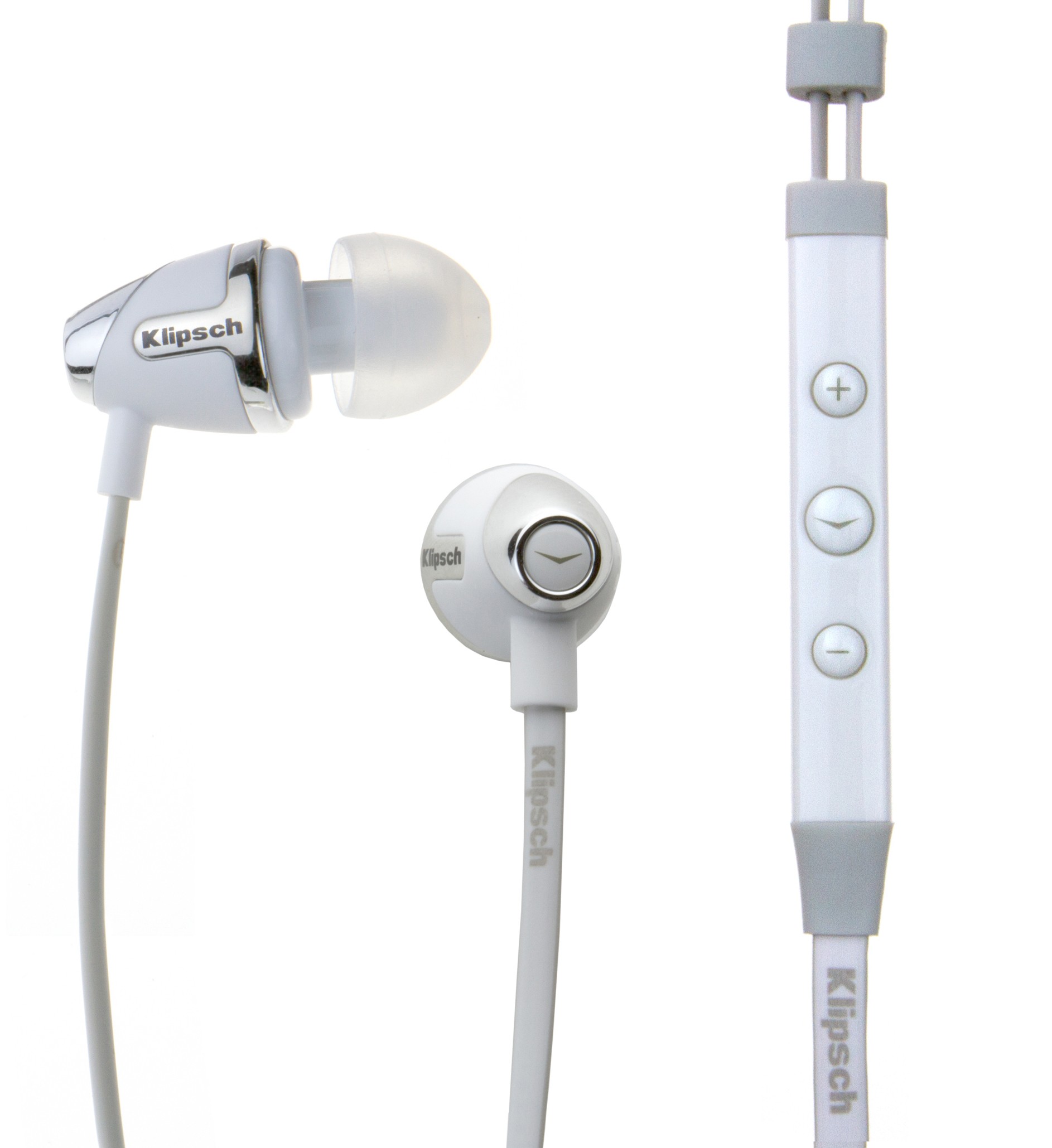 Klipsch S4i II hodetelefoner for iOS (hvit)