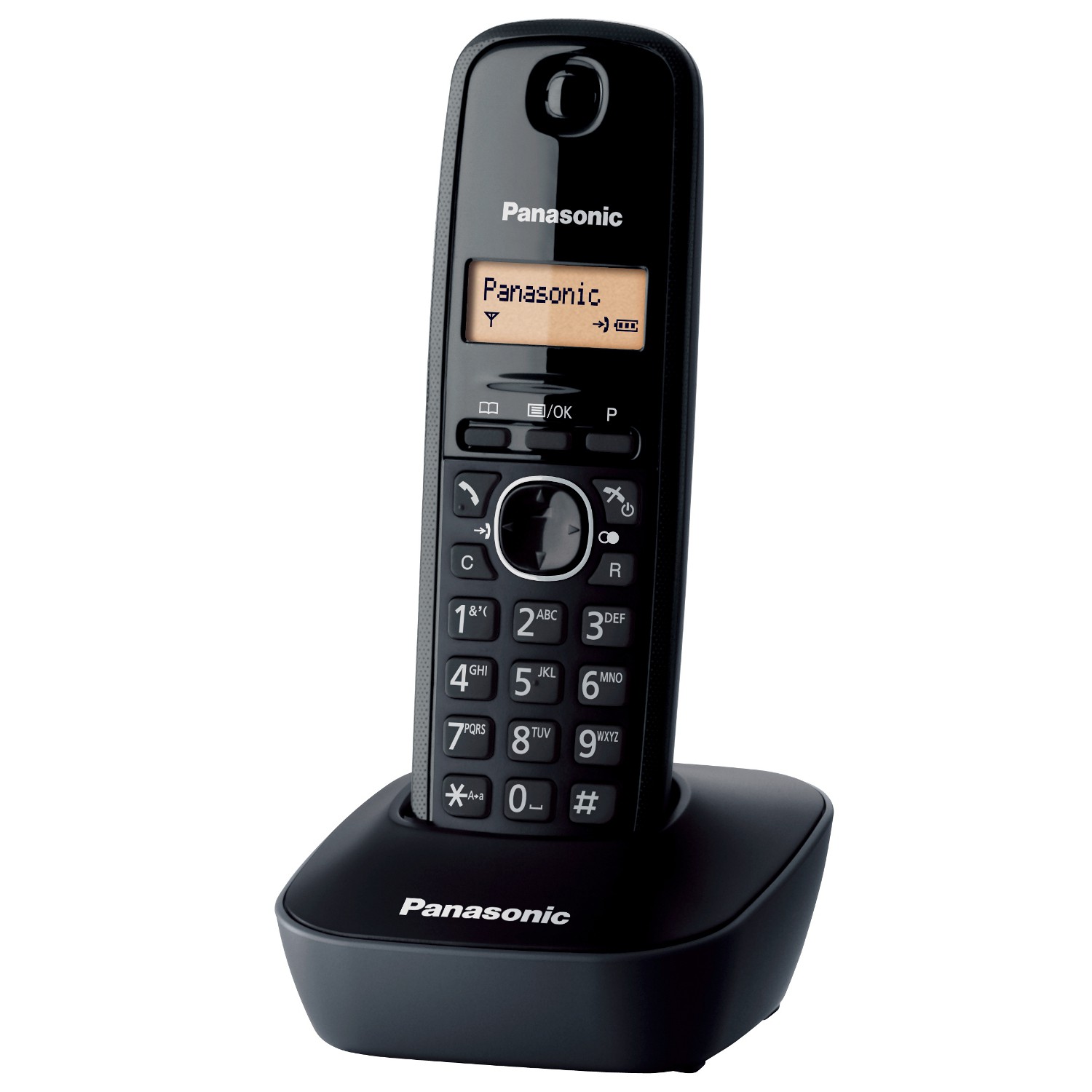 Panasonic KX-TG1611 čern&aacute; - bezdr&aacute;tov&yacute; telefon