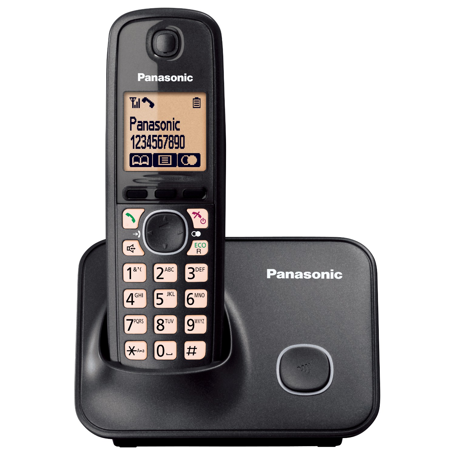 Panasonic KX-TG6611 čern&yacute; -bezdr&aacute;tov&yacute; telefon