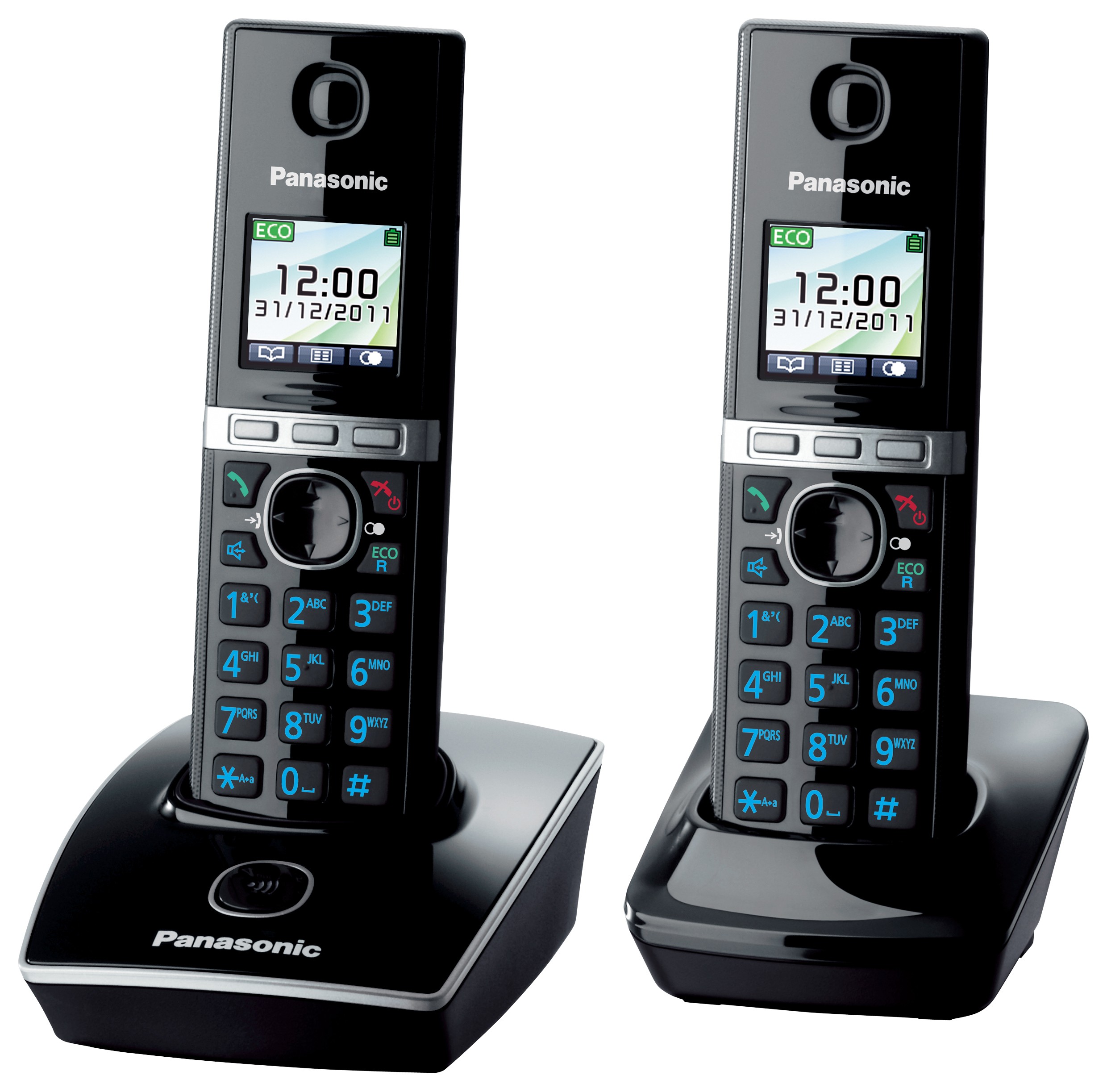 Panasonic KX-TG8052 DUO Tr&aring;dl&ouml;s DECT-telefon