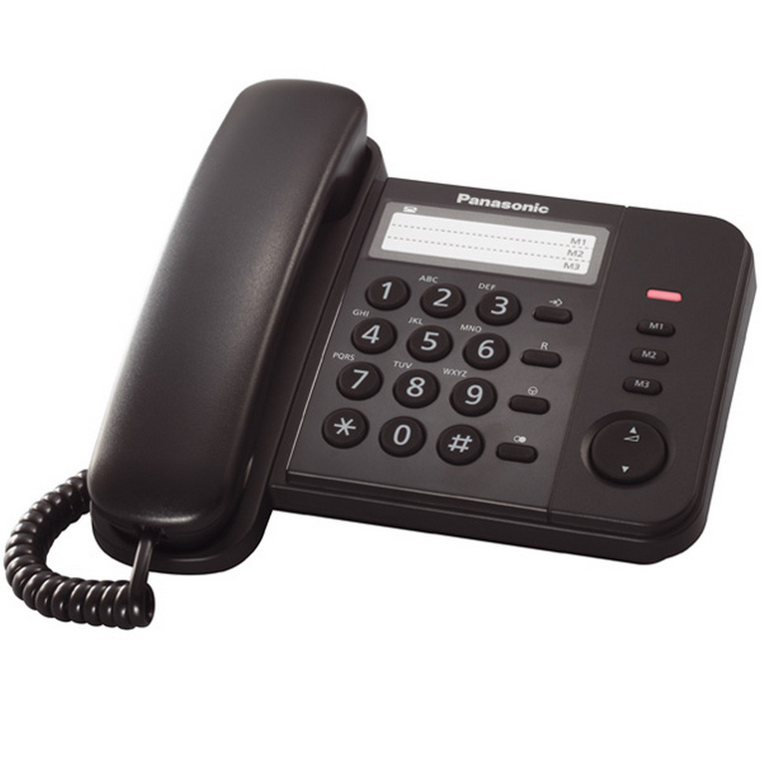 Panasonic KX-TS520FXB čierny - drôtový telefón