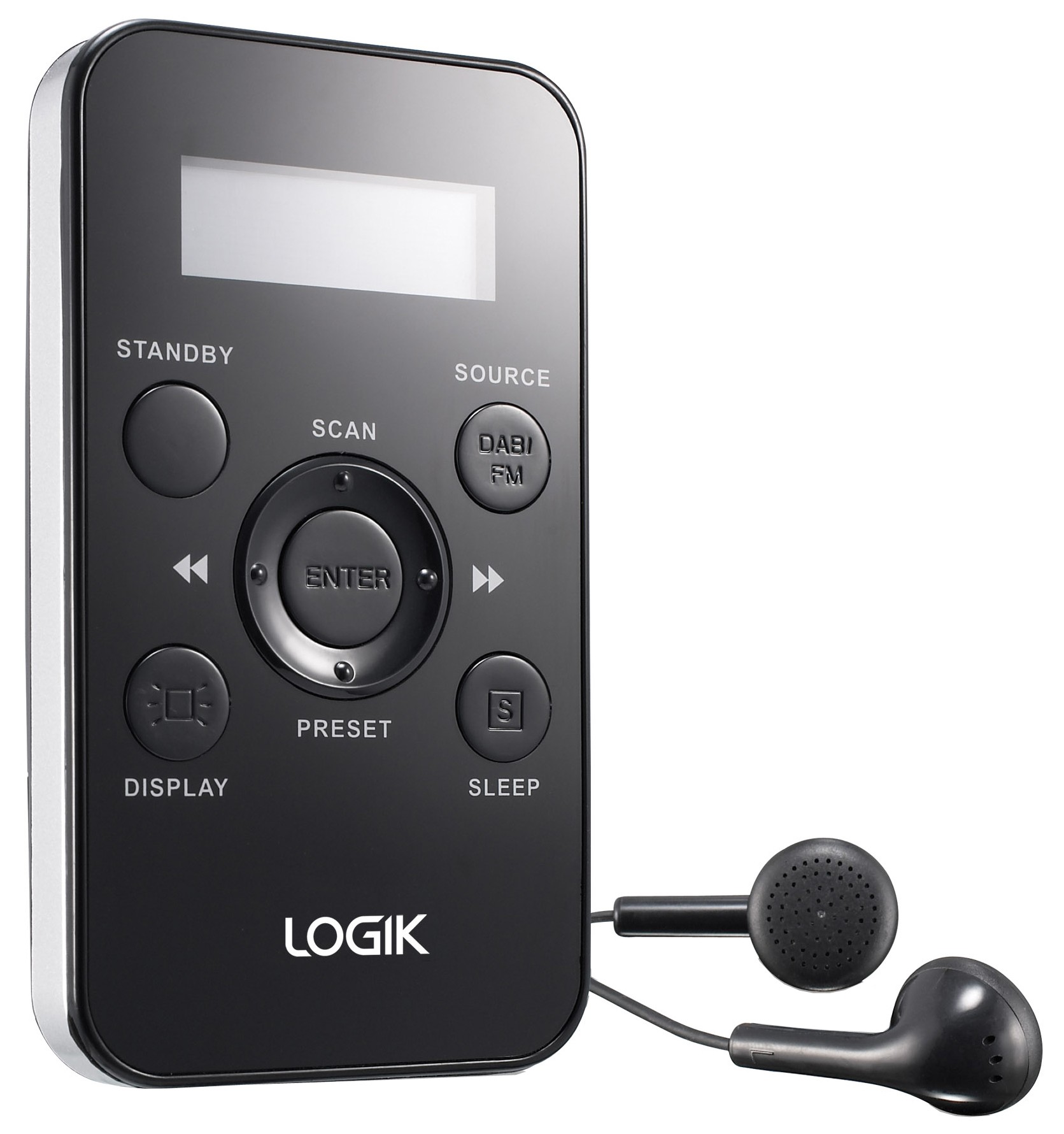 Logik FM/DAB+ lommeradio L3PDAB12E
