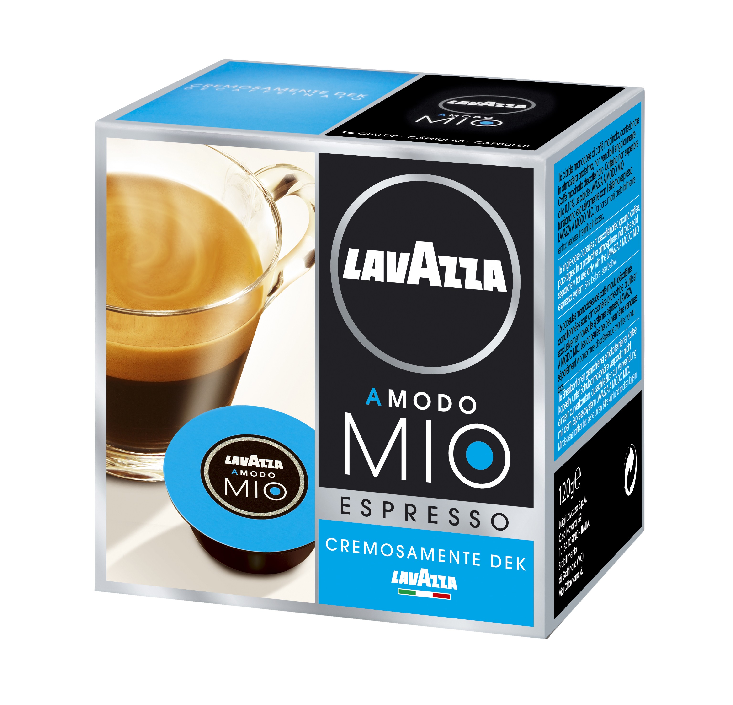Lavazza Kapslar - A Modo Mio Cremosamente Decaf
