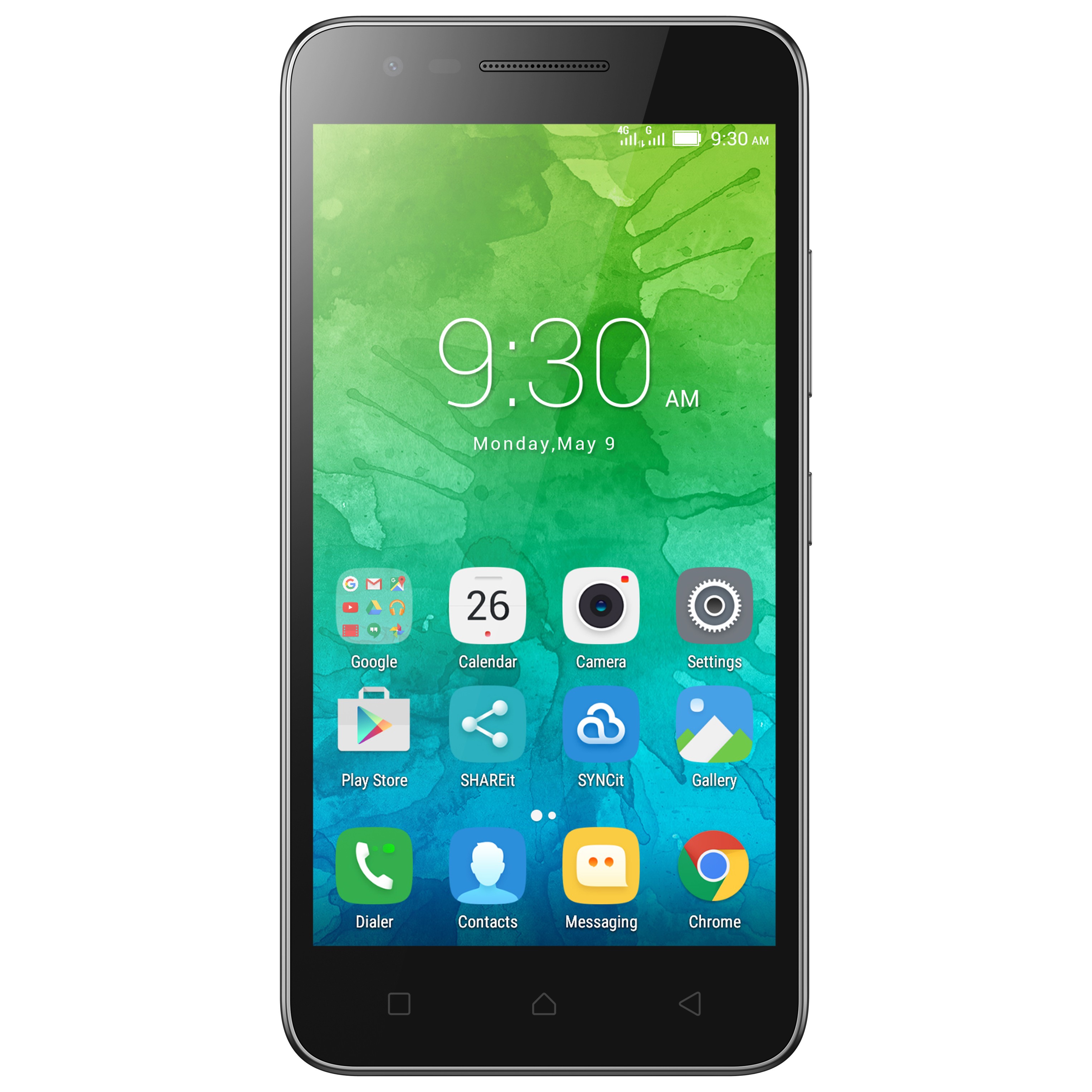 Lenovo C2 smarttelefon (sort)