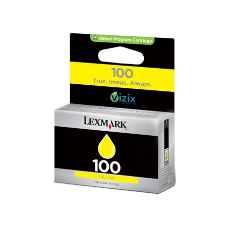 Lexmark blekkpatron 100 Vizix (gul)