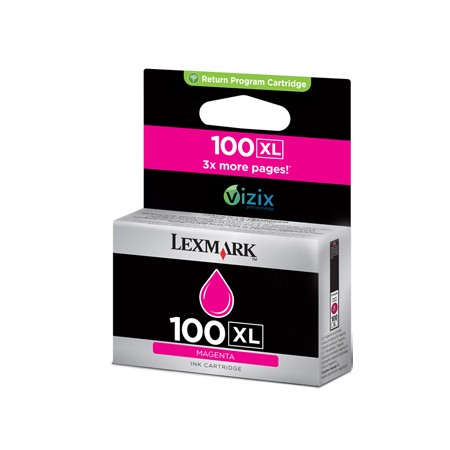 Lexmark blekkpatron100 XL Vizix (Magenta)