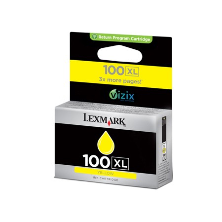 Lexmark Ink 100 XL Vizix mustepatruuna (keltainen)
