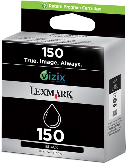 Lexmark blekkpatron 150 Vizix 2.0 (sort)