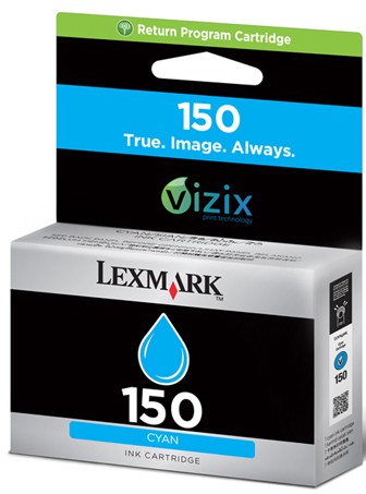 Lexmark blekkpatron 150 Vizix 2.0 (cyan)