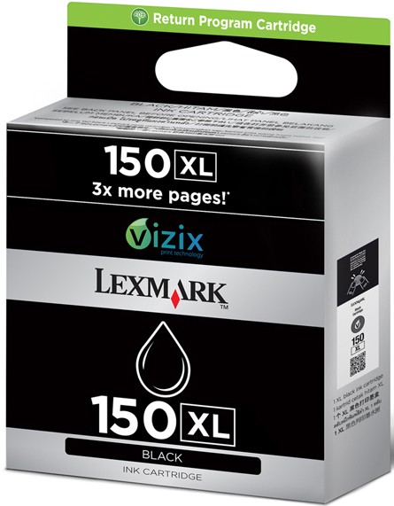 Lexmark blekkpatron 150XL Vizix 2.0 (sort)