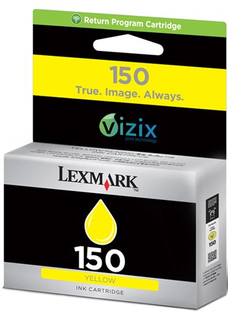 Lexmark blekkpatron 150 Vizix 2.0 (gul)