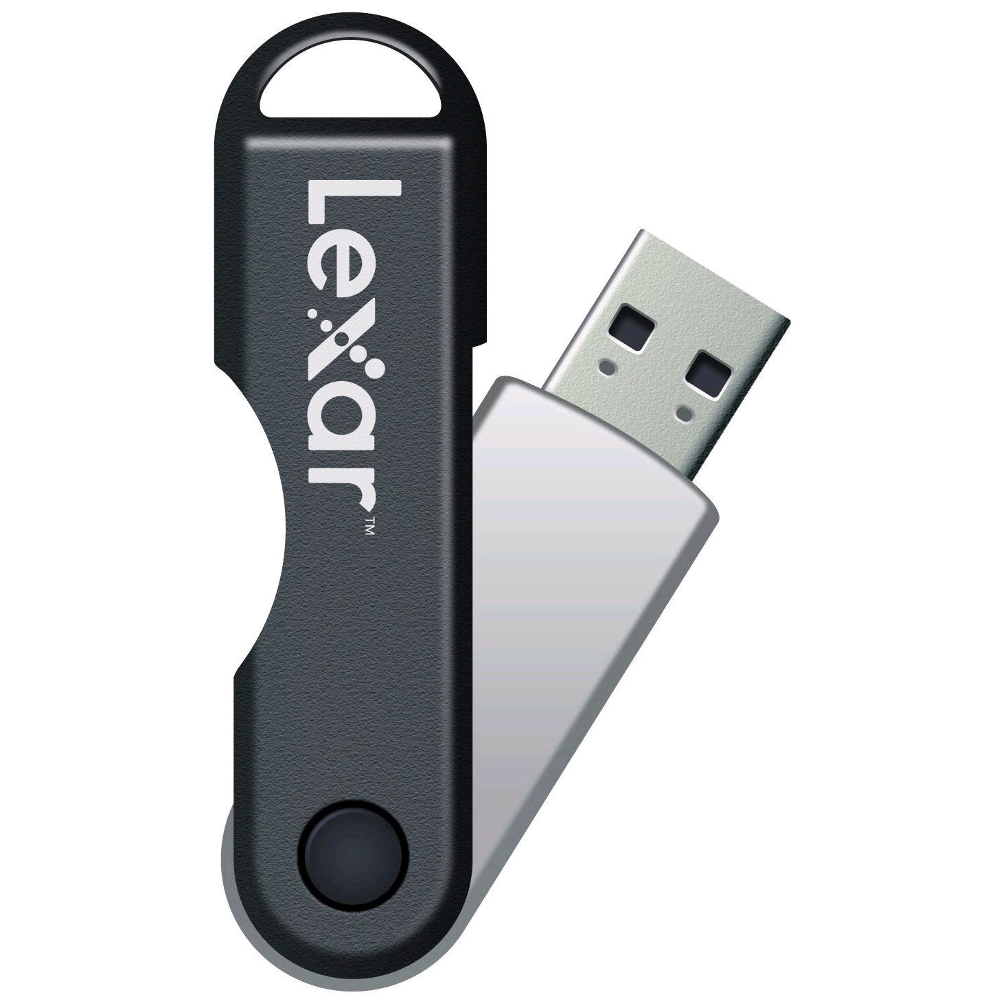 Lexar USB 16GB JumpDrive Twist Turn stříbrný - USB flash disk