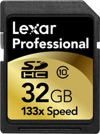 Lexar 32 GB Professional SDHC minnekort