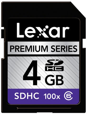 Lexar 4 GB minnekort Platinum II SDHC