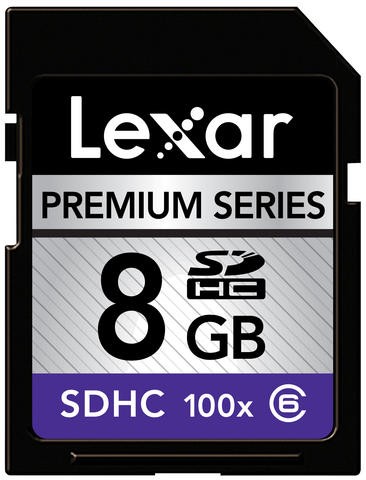 Lexar SDHC Minneskort 8 GB Platinum II