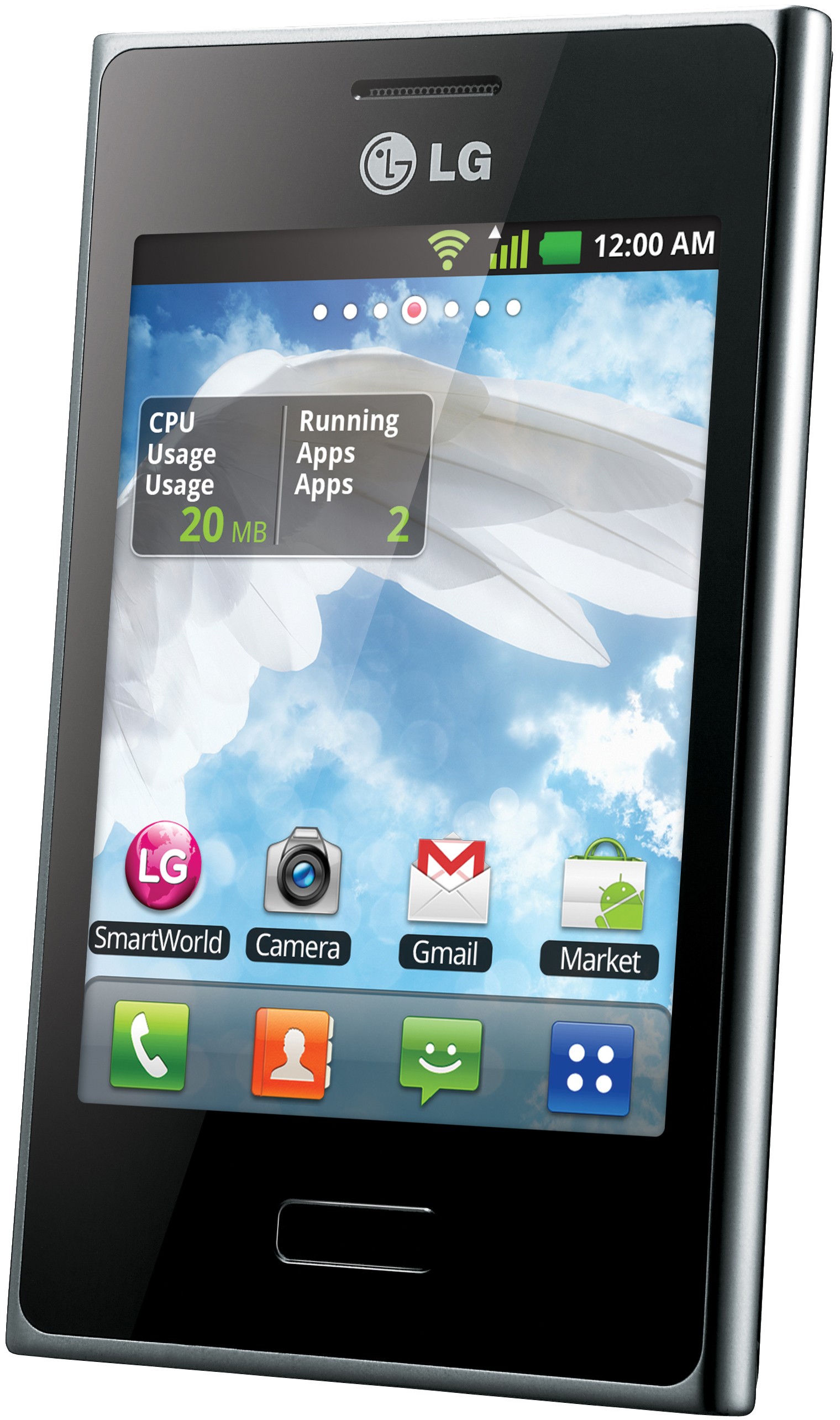 LG Optimus L3 E400 smartphone (Hvid)