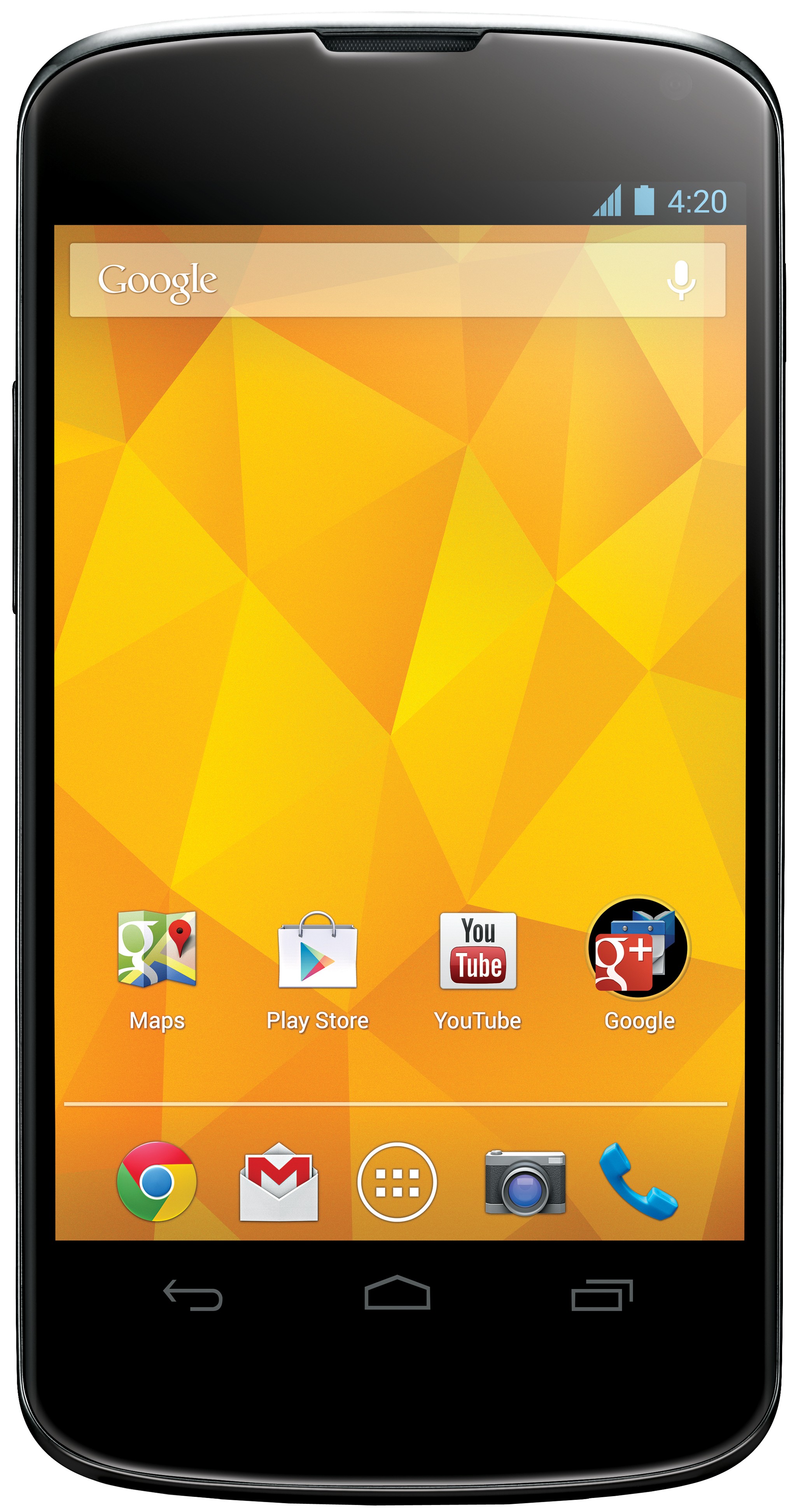 LG Nexus 4 E960 Smartphone (svart)