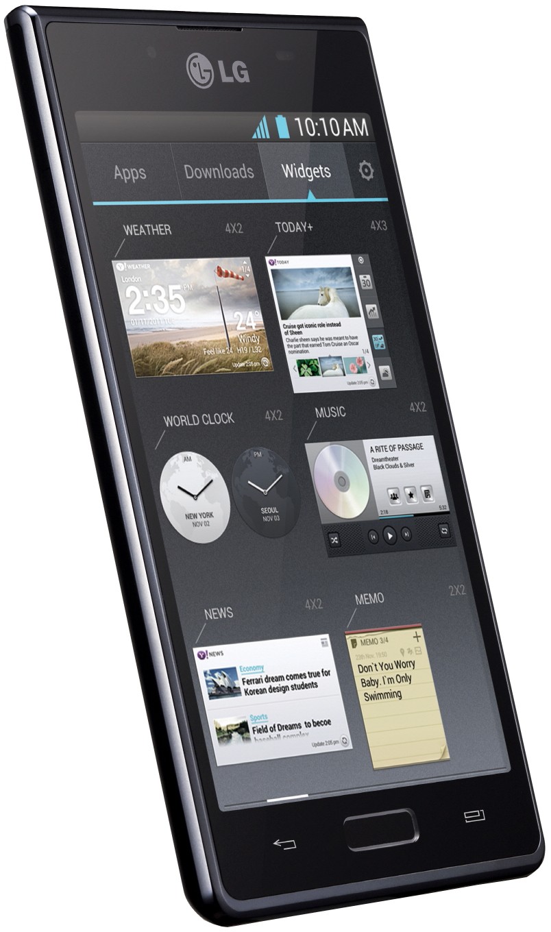 LG Optimus L7 P700 älypuhelin (musta)