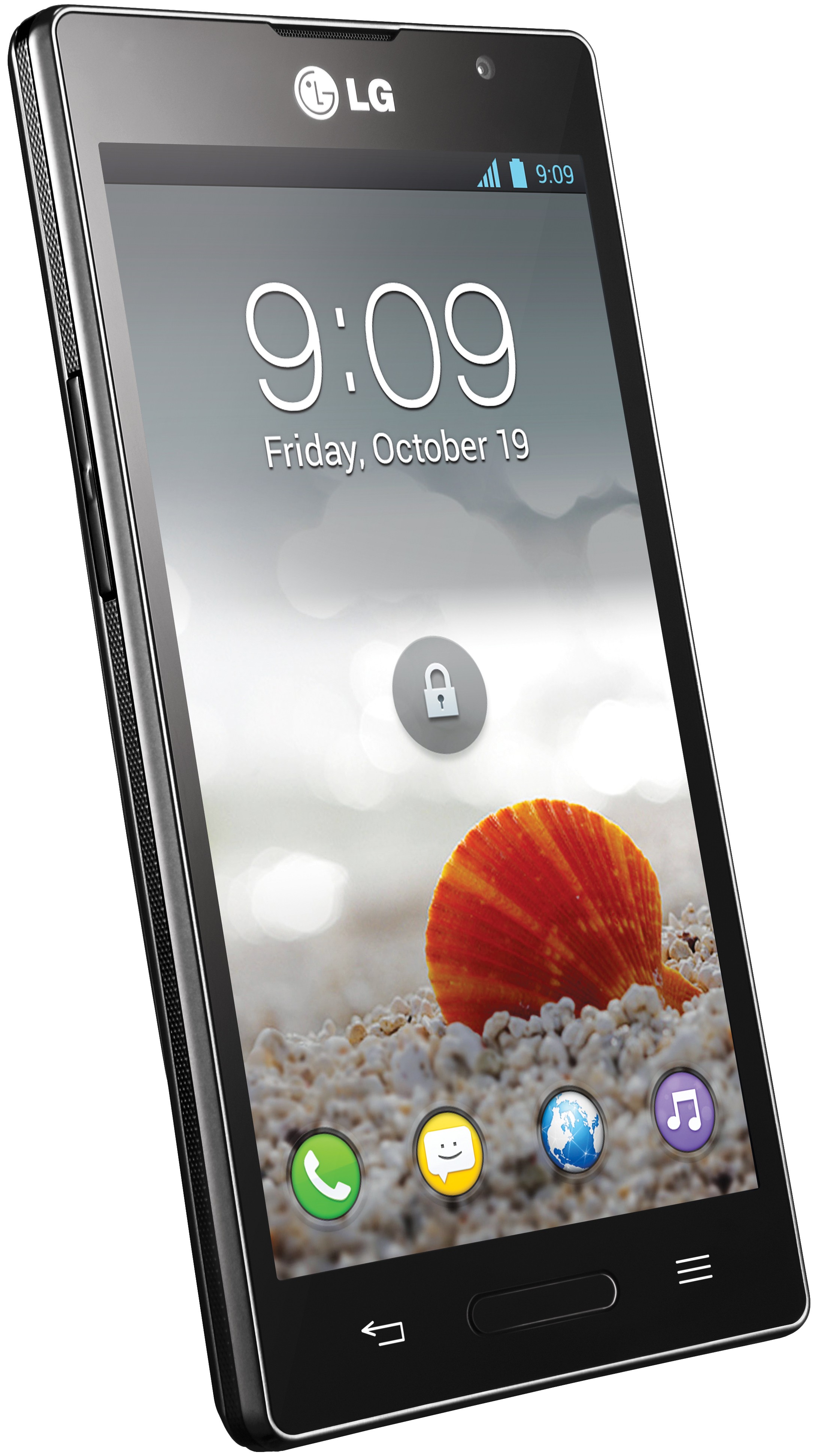LG Optimus L9 P760 smarttelefon (sort)