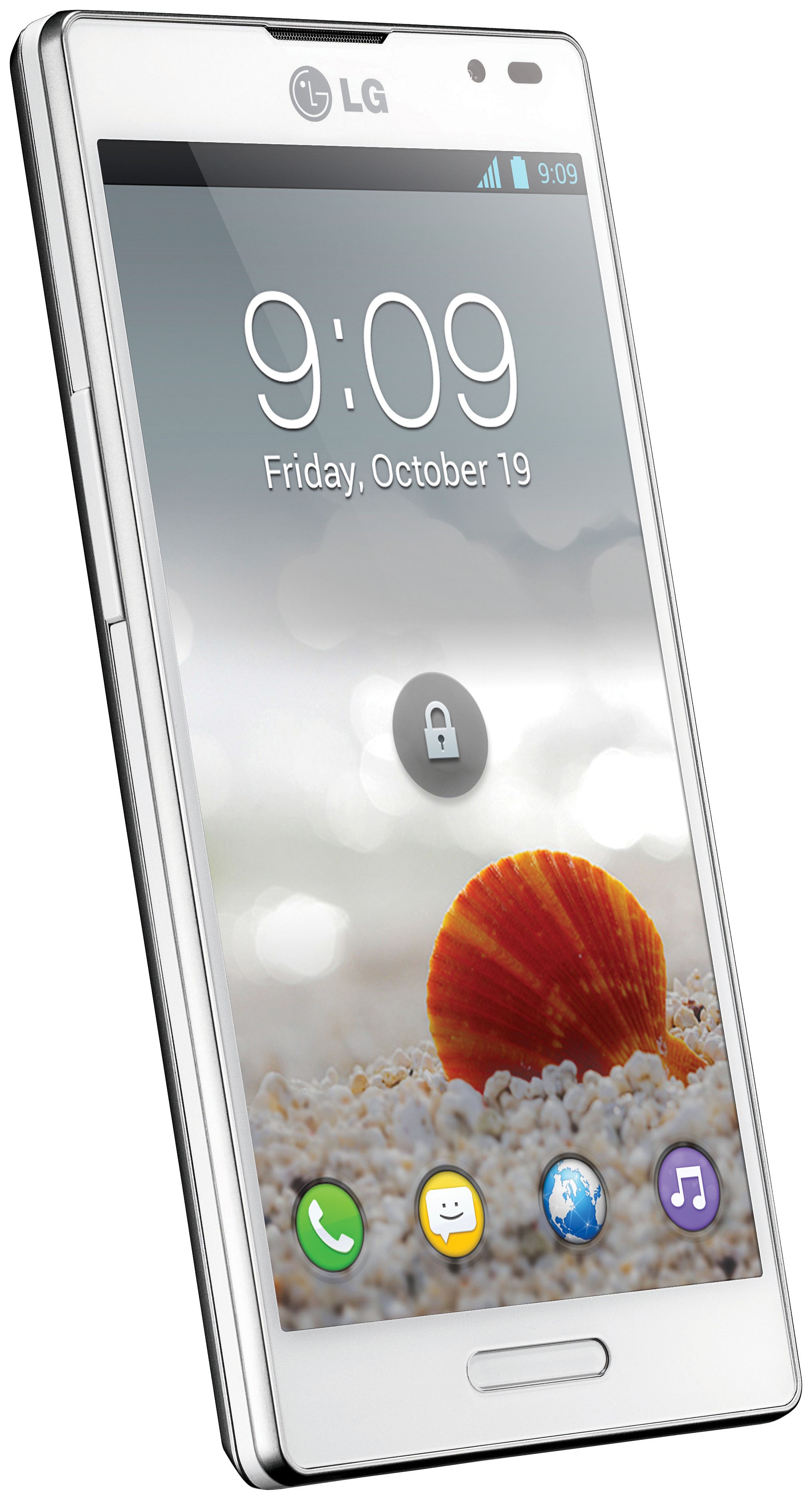 LG Optimus L9 P760 älypuhelin (valkoinen)