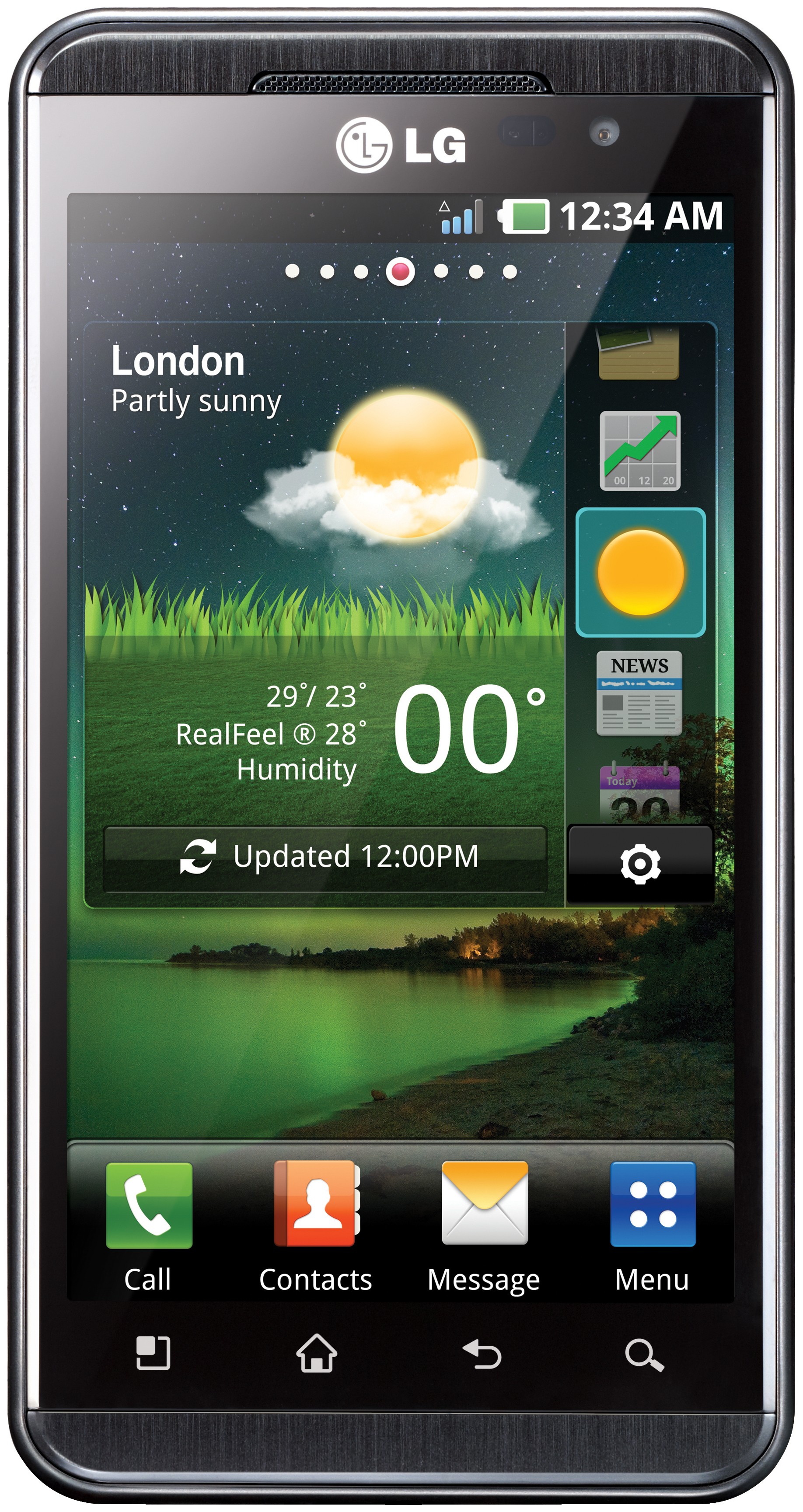 LG Optimus 3D P920 Smartphone (brun)